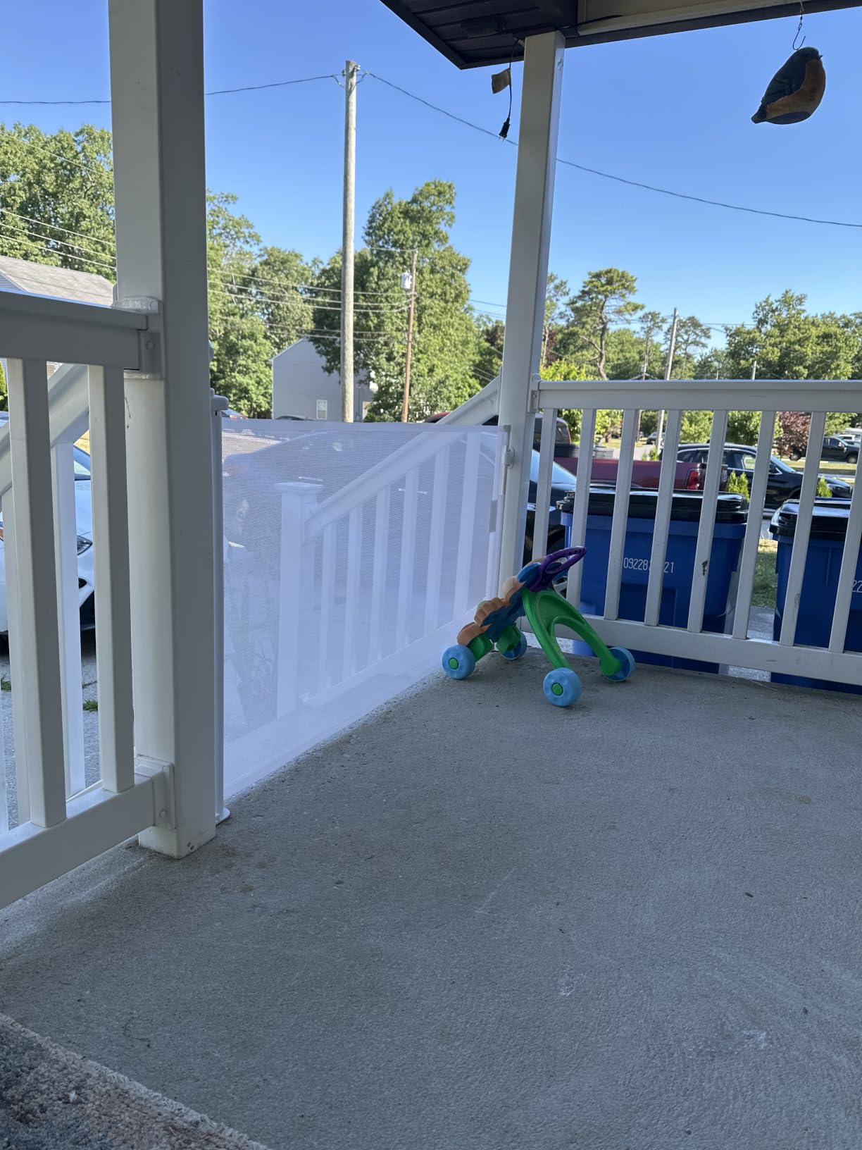 Perma Child Safety Retractable Baby Gate - Mesh Dog & Pet Gate for Stairs customer photo 2