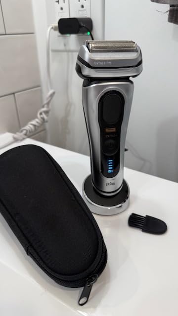 Braun Series 9 PRO+ Electric Razor for Men, 5 Pro Shave Elements & Precision Long Hair Trimmer, 6in1 SmartCare Center, Wet & Dry Electric Shaver for Smooth Skin with 60min Battery Runtime, 9567cc customer photo 2