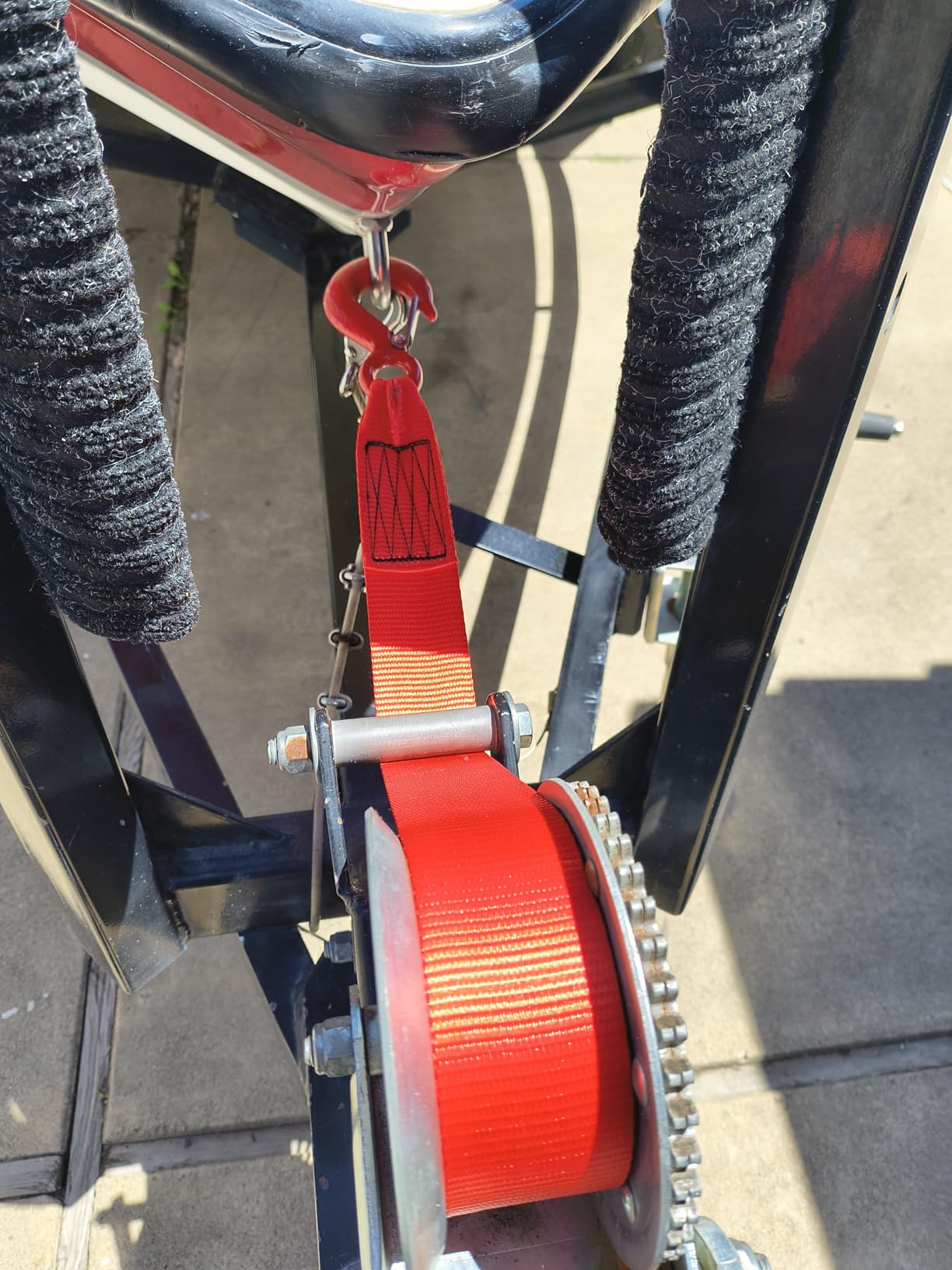 Heavy Duty Boat Trailer Winch Strap with Hook - 2