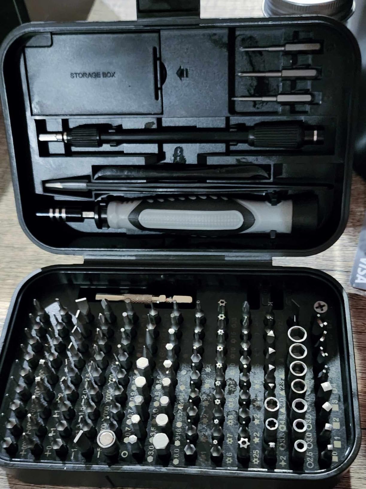 SOONAN 150 in 1 Precision Screwdriver Set, Mini Screwdriver Tool Kit Black customer photo 2
