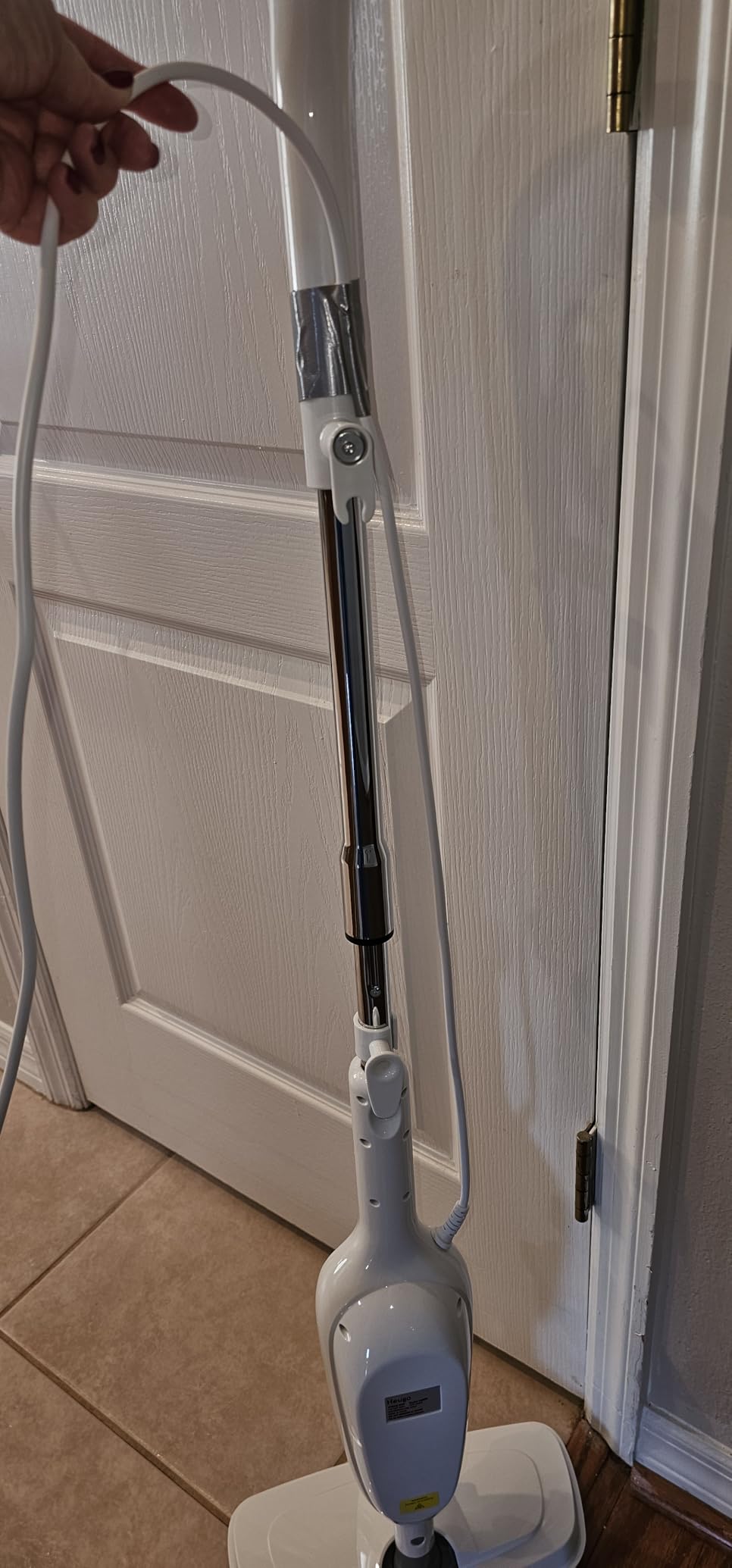 Steam Mop for Hardwood Floor Cleaning, Floor Steamer Cleaner Lightweight for Vinyl, Laminate, Carpet, Tile Hard Floors w/Adjustable Steam Modes & Height, 23ft Cord, 2 Washable Pad customer photo 2