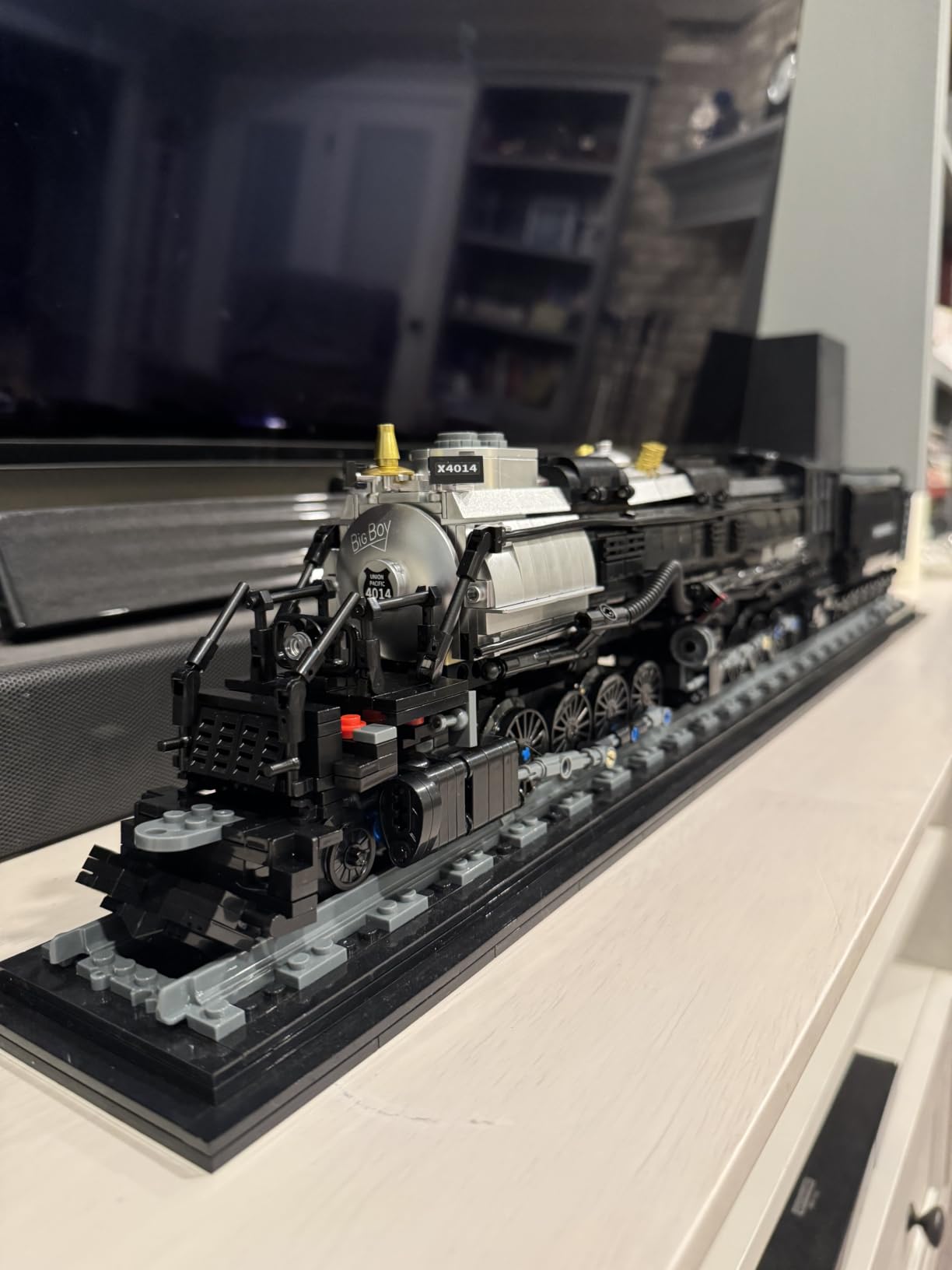 Nifeliz Big Boy Steam Locomotive Building Set, Trains Series customer photo 1