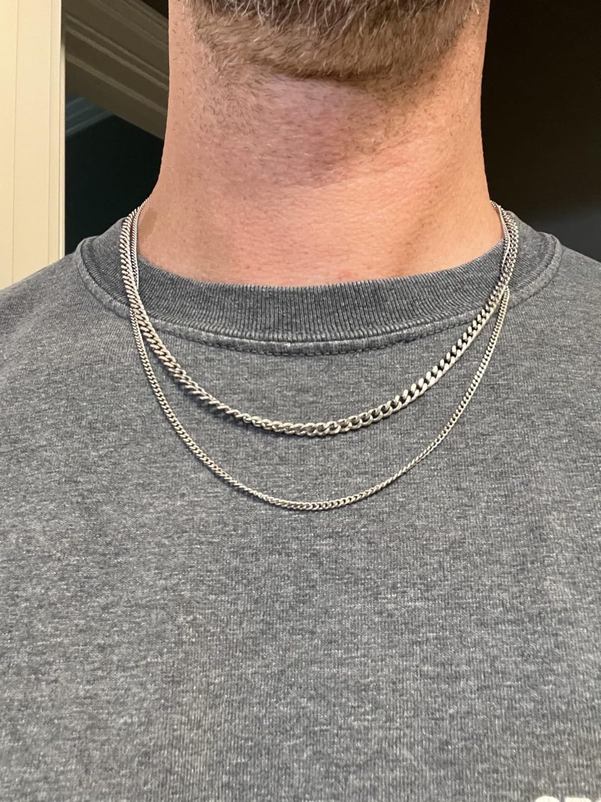 Silvadore Gold or Silver Chain for Men - Cuban Link Mens Necklace (2/4/6mm) customer photo 2