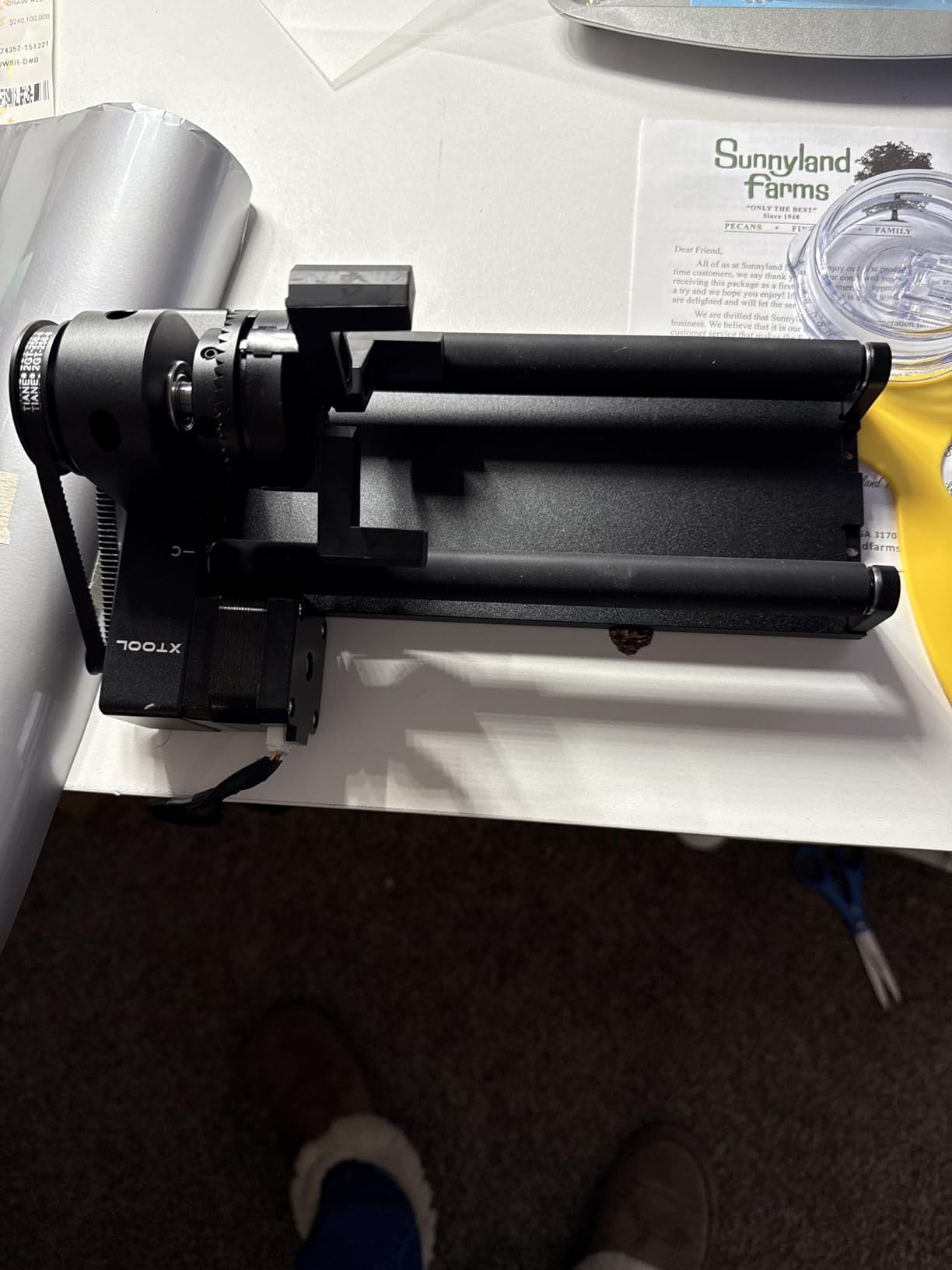 xTool RA2 Pro for xTool S1, F1, F1 Ultra, P2, M1 Ultra and Most Laser Engraver (Must with Riser), Y-axis Rotary Roller for Engraving Cylindrical Objects, Wine Glass, Tumbler, Engraver Accessory customer photo 2