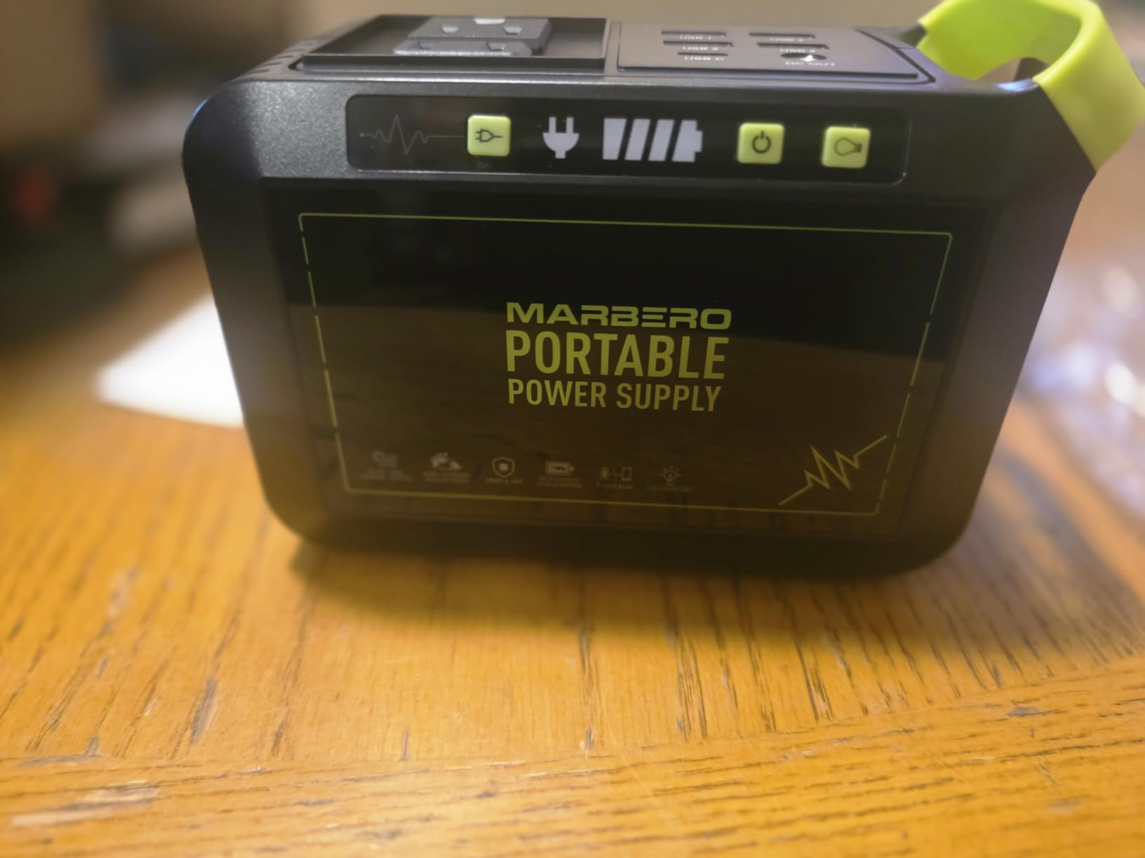 Portable Power Station 300W MARBERO 237Wh Camping Solar Generator Backup Lithium Battery with Pure Sine Wave 110V AC Outlet, USB C, USB A, DC for Outdoors Camping CPAP Home Blackout Emergency customer photo 1