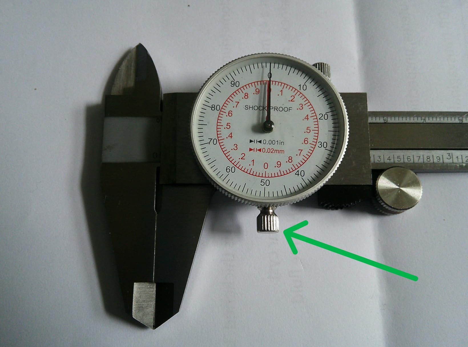 HDLNKAK Dial Caliper Shockproof with Watch 0-6