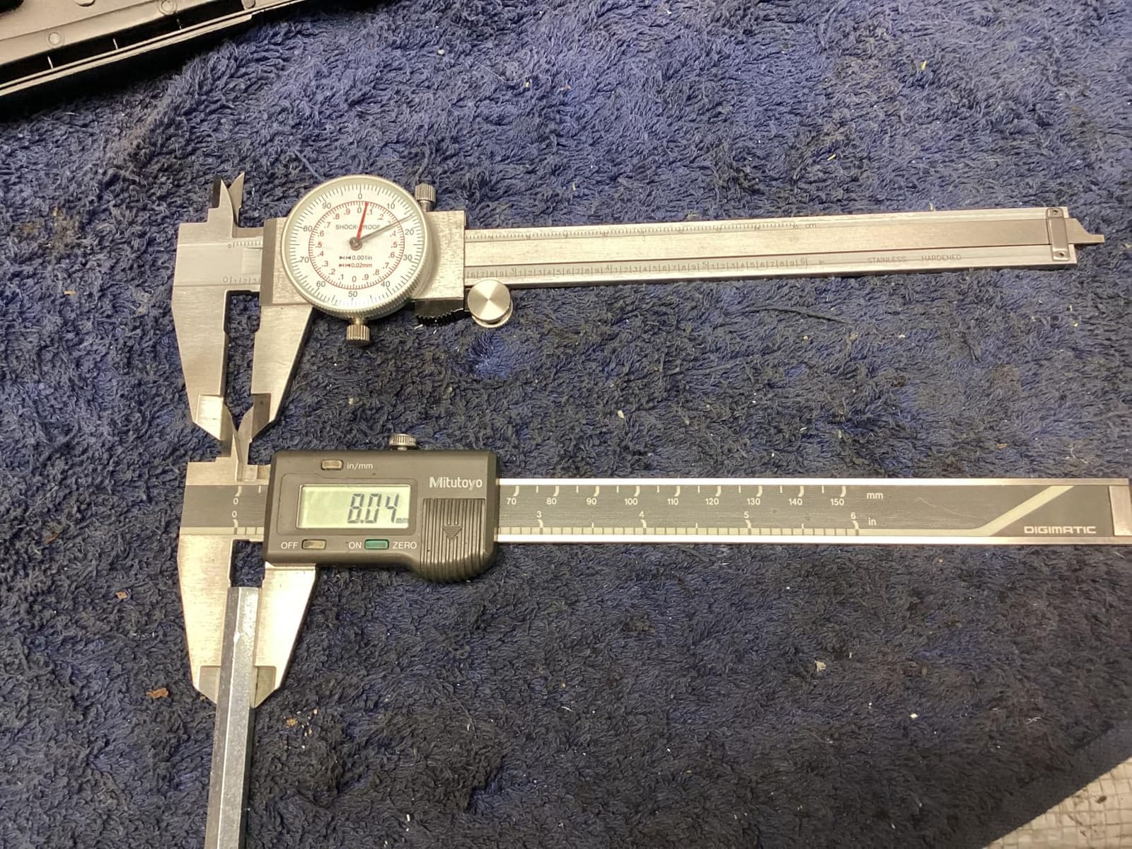 HDLNKAK Dial Caliper Shockproof with Watch 0-6