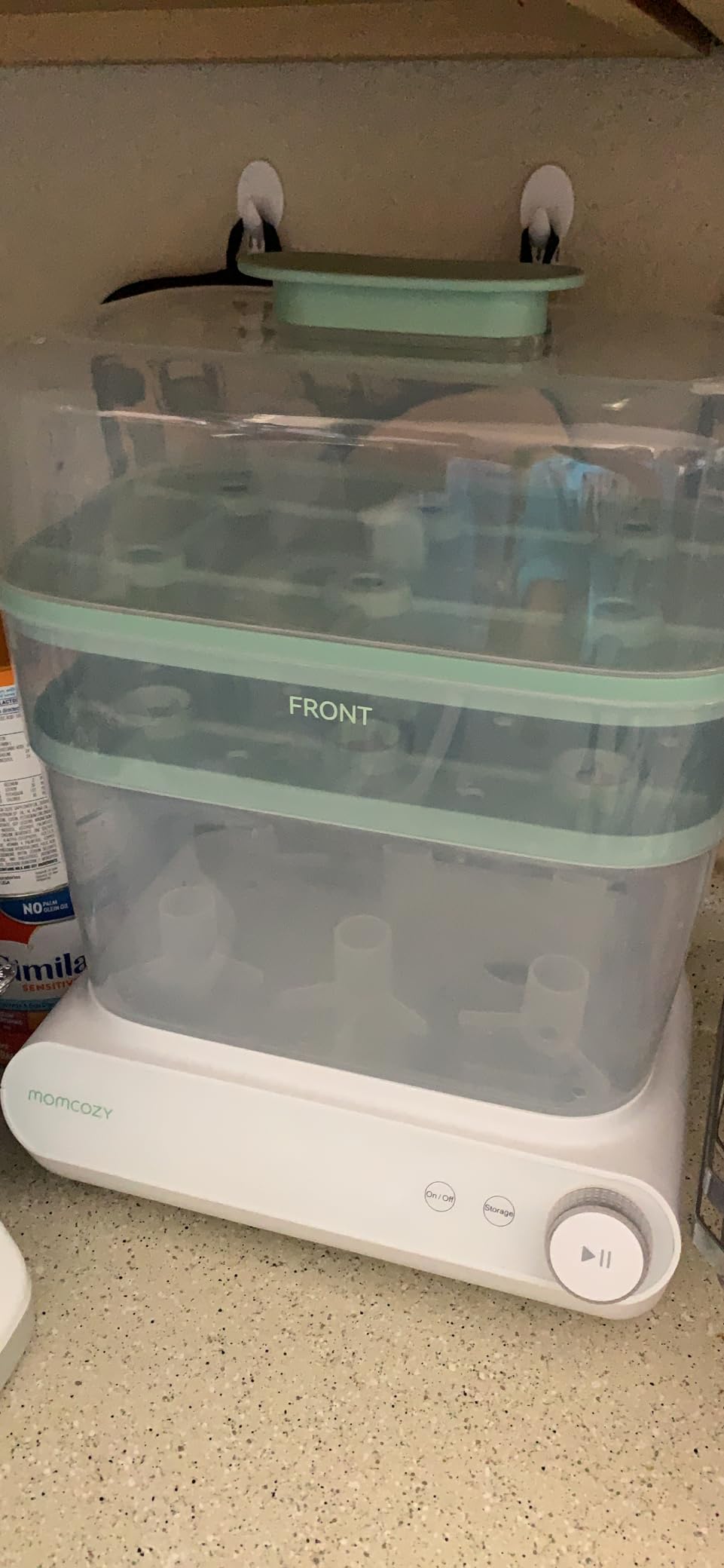 Momcozy 3-Layers Large Capacity Bottle Sterilizer and Dryer, Pump Part Mode customer photo 1