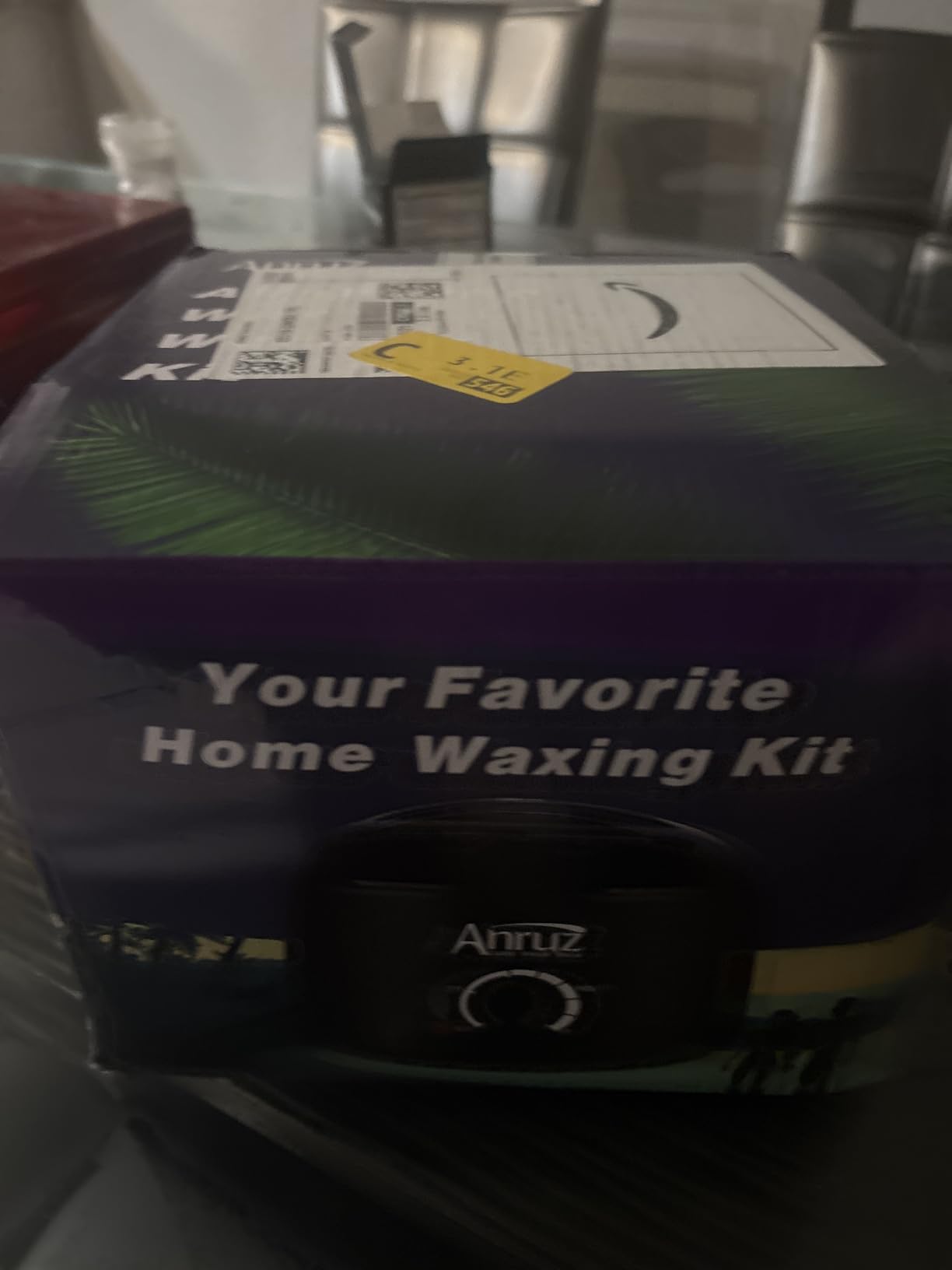 Anruz Waxing Kit for Women Men, Wax Pot Warmer Kit for Hair Removal customer photo 1