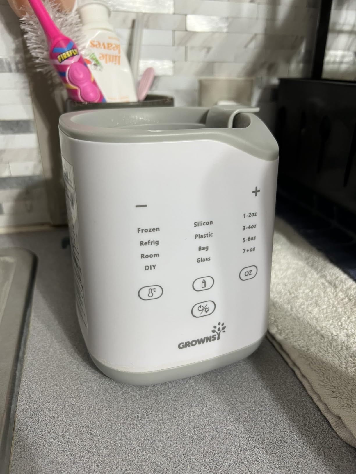 Grownsy Programmed Nutri-Locking Bottle Warmer for Breastmilk & Formula customer photo 2