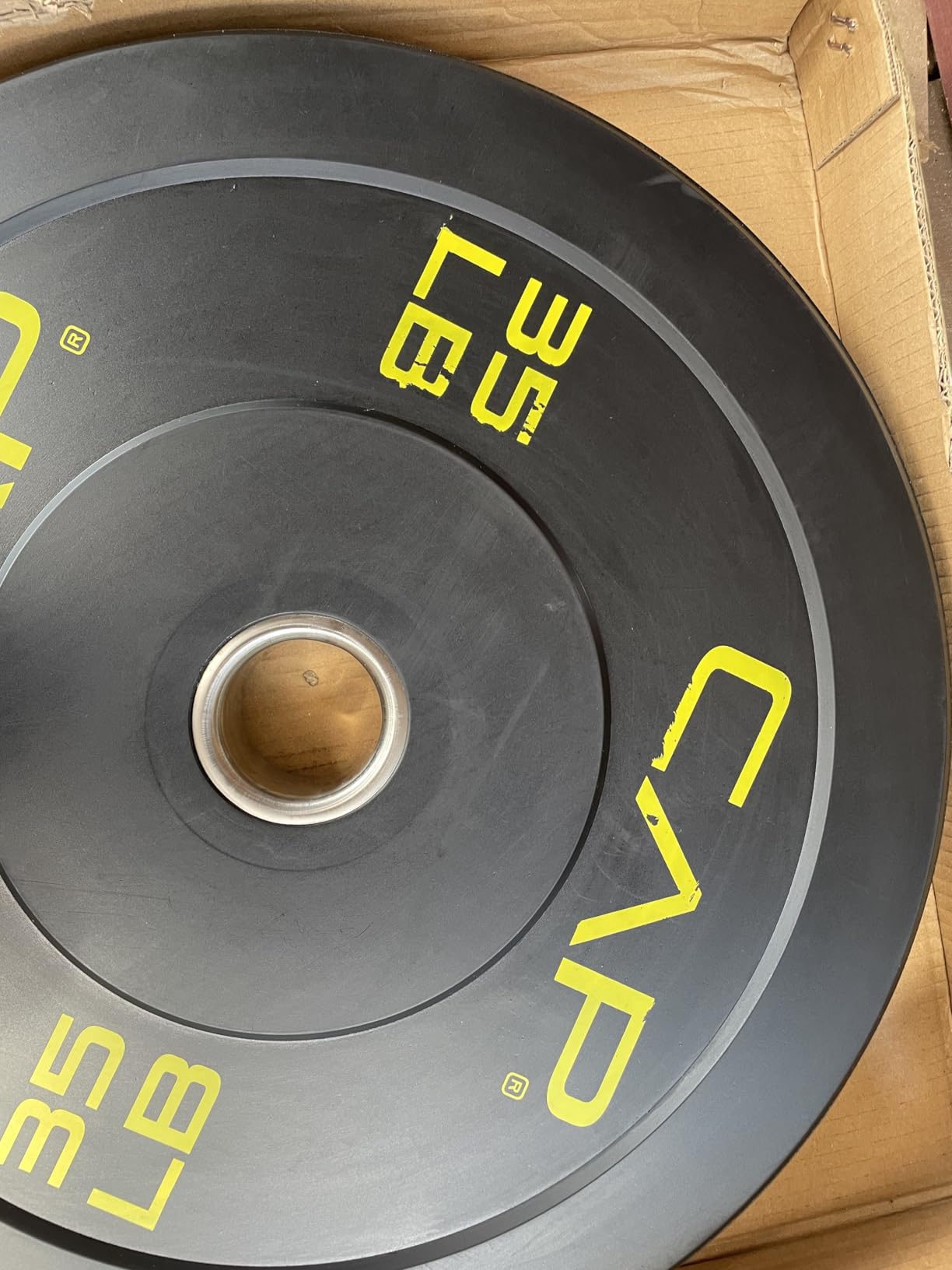 CAP Barbell Rubber Olympic Bumper Plate | Multiple Options/Colors customer photo 2
