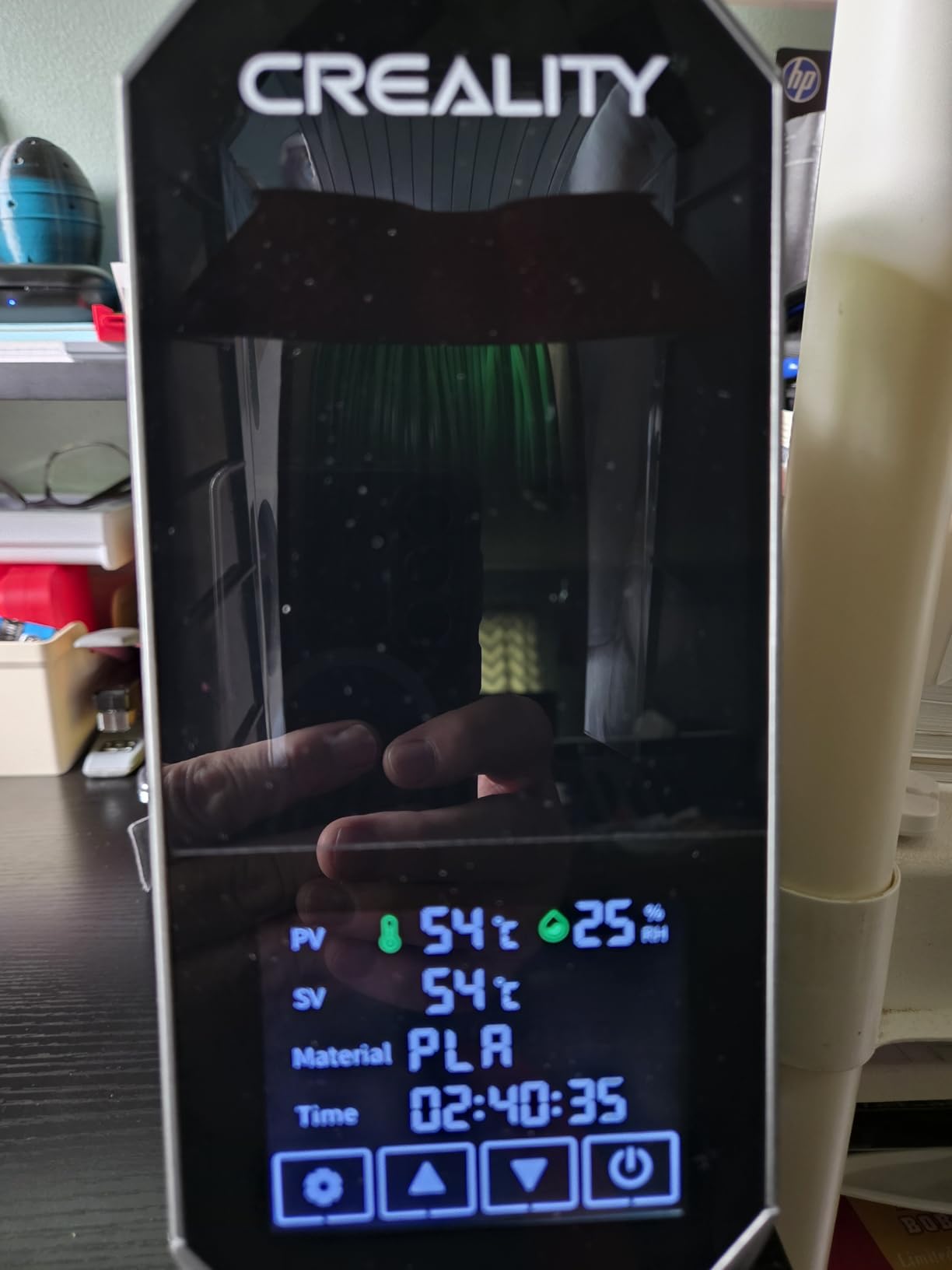 2026 New Creality Space PI Filament Dryer-Christmas Gifts, 3D Printer Filament Dryer Box with 360° Heating, Upgraded Filament Dehydrator Storage Box Support Nylon ABS PETG PLA TPU 1.75/2.85mm customer photo 1