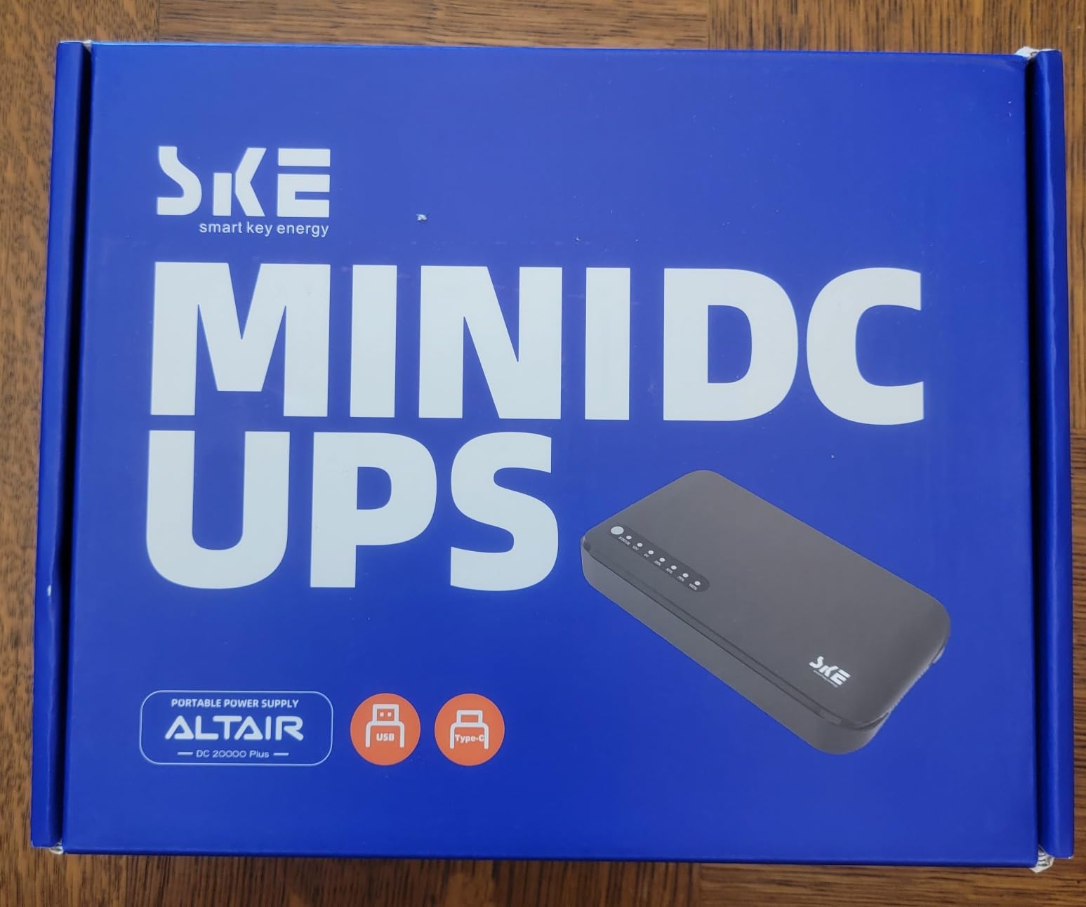 SKE DC20000 Plus Altair - Mini DC UPS 20000mAh Battery Backup & Surge Protector for Router & Modem - Compact, Portable Uninterruptible Power Supply with 5V/9V/12V Outputs, USB & Type-C Charging, WiFi customer photo 2