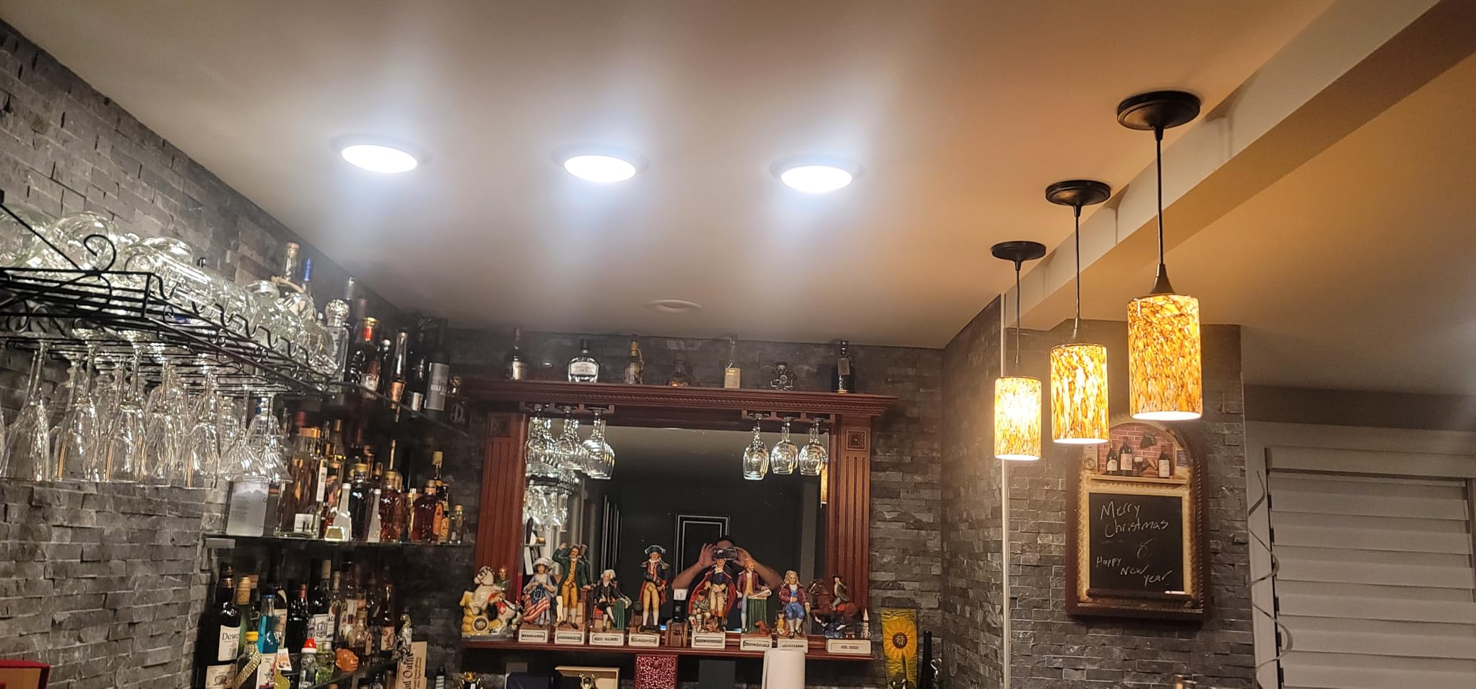 LUXRITE 6 Inch LED Disk Lights, 12.5W, 1000LM, 120V, White (1 Pack) customer photo 2