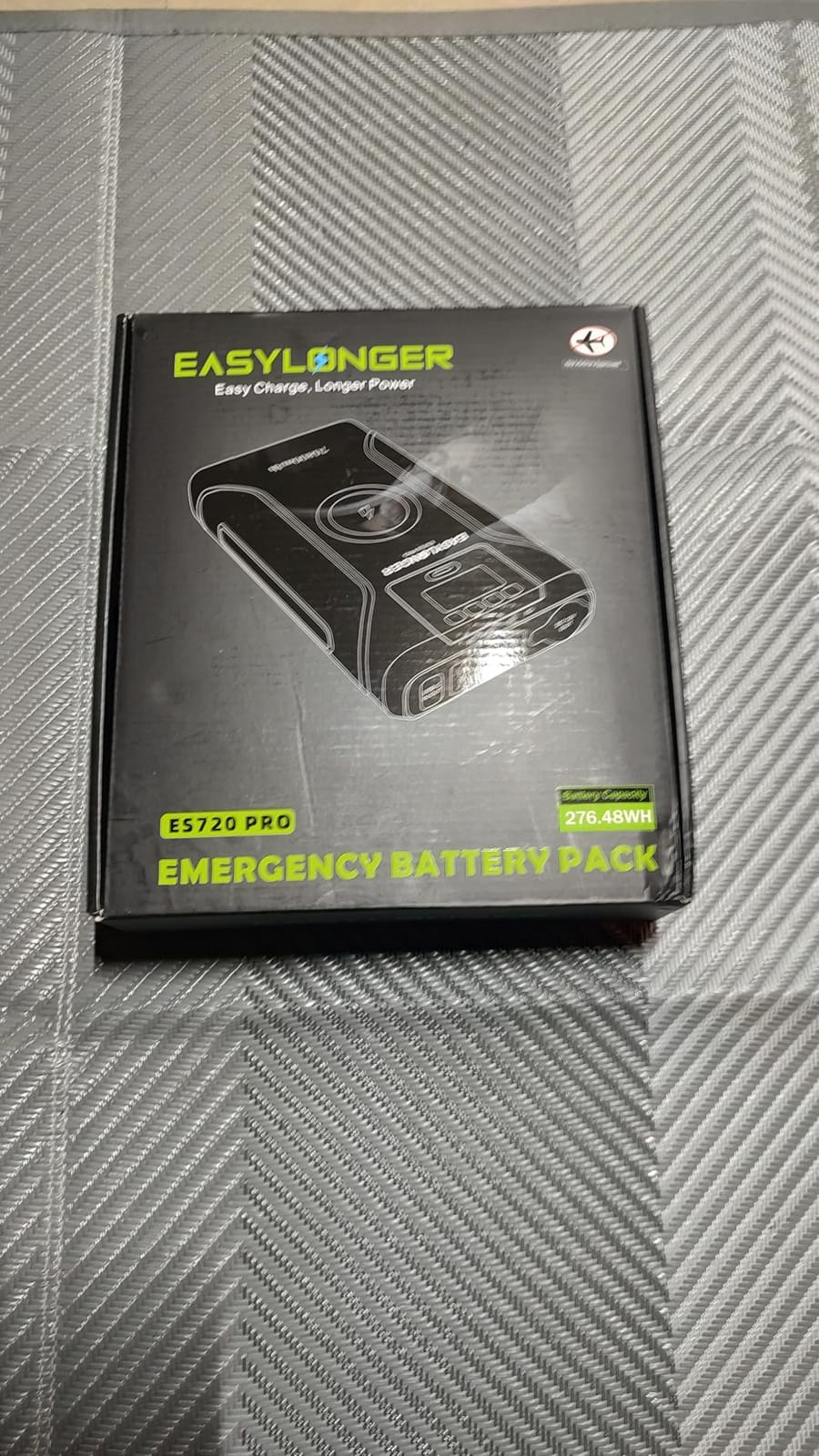 EASYLONGER ES720 CPAP Battery Backup, 266.4Wh Portable CPAP Power Supply customer photo 1