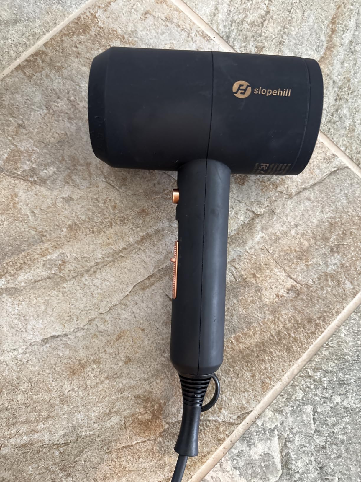 Slopehill Professional Ionic Hair Dryer, Powerful 1800W Fast Drying Low Noise Blow Dryer with 2 Concentrator Nozzle 1 Diffuser Attachments for Home Salon Travel (Prussian Blue) customer photo 2