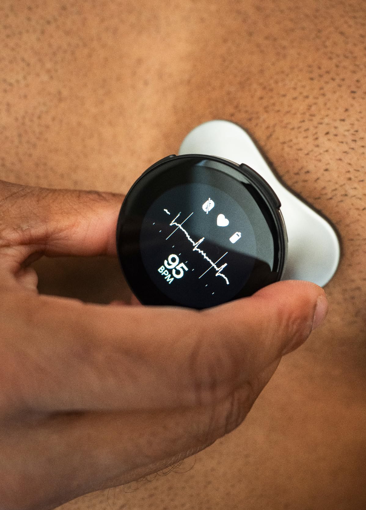 Eko CORE 500™ Digital Stethoscope — 40x Amplification, Active Noise Cancellation, 3-Lead ECG, FDA-Cleared AI with Eko+, Full-Color Display, Reimbursement Eligible — Silver, COR503-SLV customer photo 1