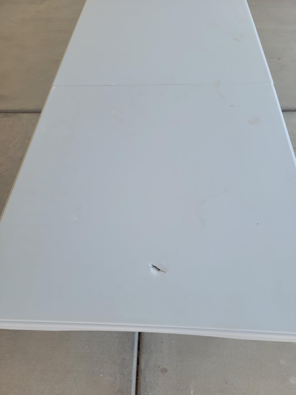 Folding Table 8ft, Heavy Duty Foldable Plastic 8 Foot Banquet Table customer photo 2
