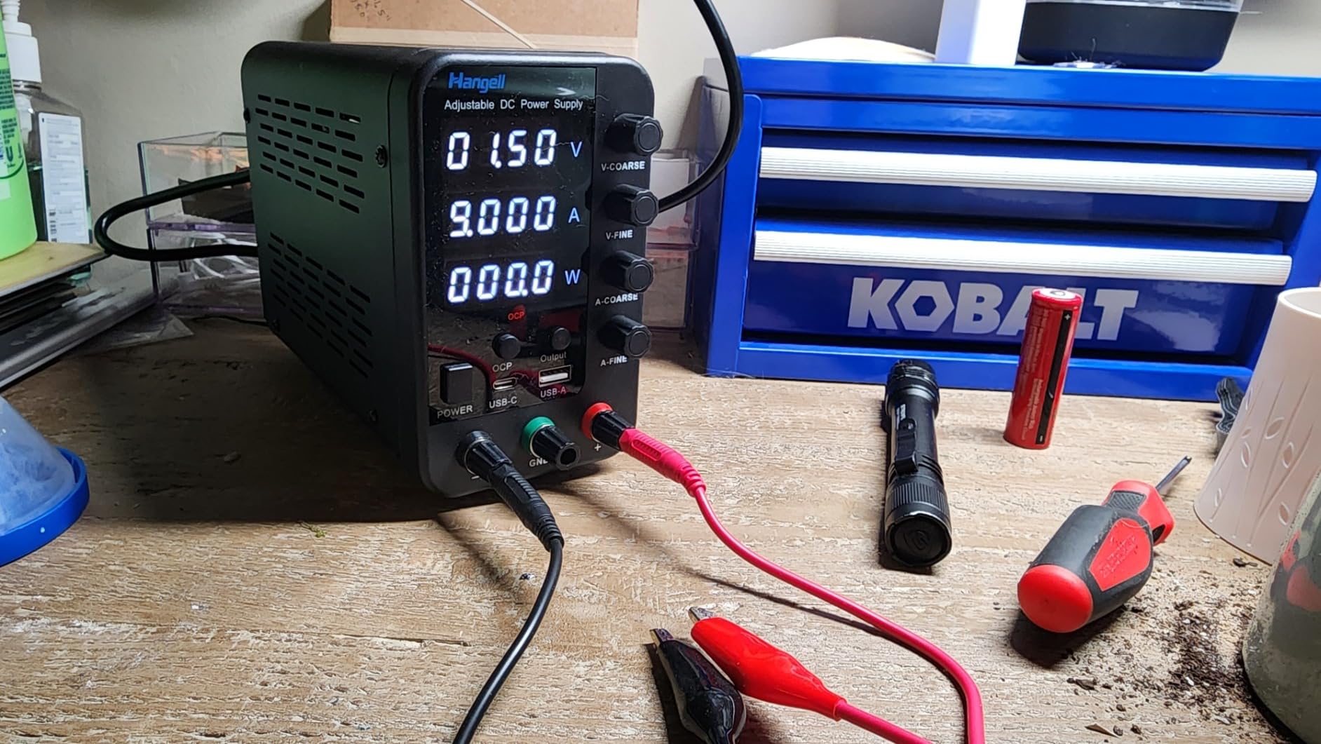 DC Power Supply Variable, 30V 10A Bench Power Supply with Encoder Coarse & Fine Adjustments Knob, Adjustable Switching Regulated lab Power Supplies with 18W USB & Type-C Quick-Charge customer photo 2