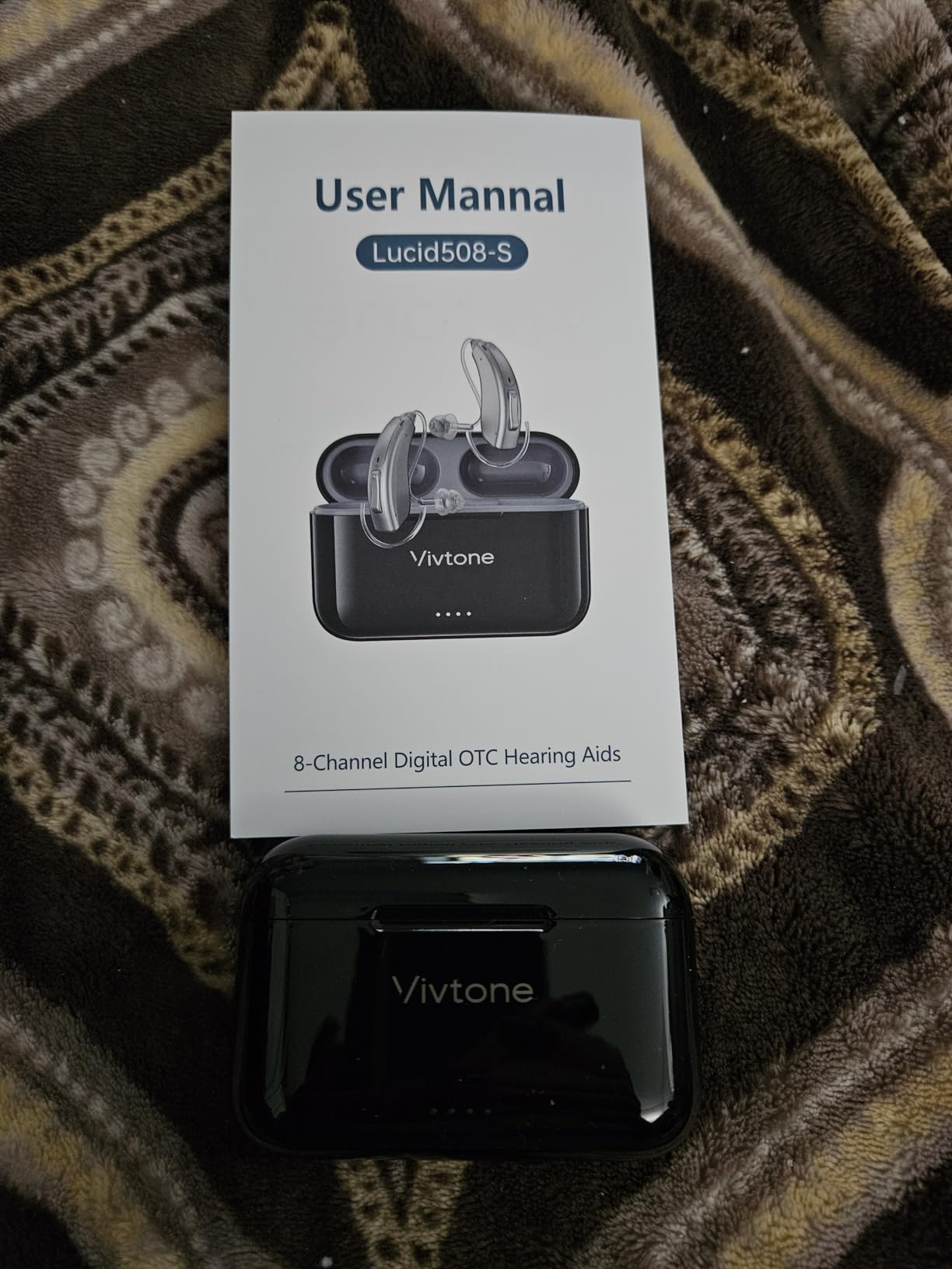 Vivtone Rechargeable Hearing Aids for Seniors Adults, Advanced Multi Channel Digital BTE Hearing Assist, with Recycle Charging Case for 125 Hrs Backup Power, Auto-On/Off, Pair, Lucid508 customer photo 1