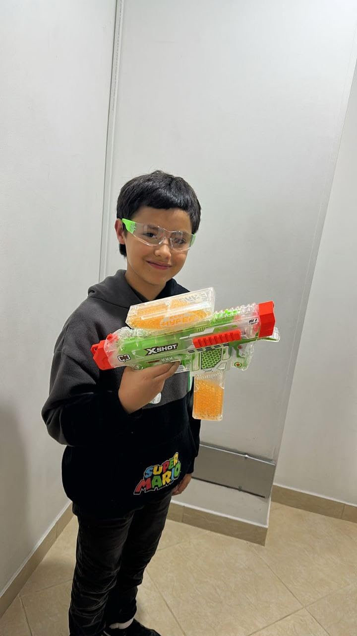 XSHOT Hyper Glow NightStrike Blaster (5,000) Pellets by ZURU, Motorized Blaster Outdoor Toy for Boys and Girls, Teens and Adults Aged 14+ customer photo 1