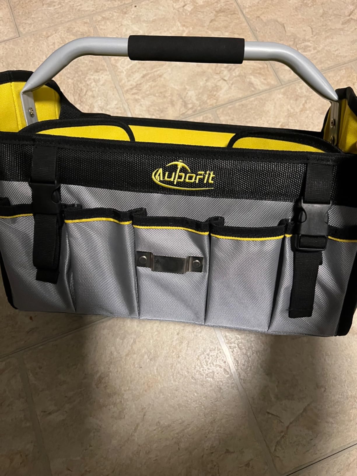 16-Inch Open-Top Tool Tote, 29-Pocket Pro Bag for All Trades customer photo 2