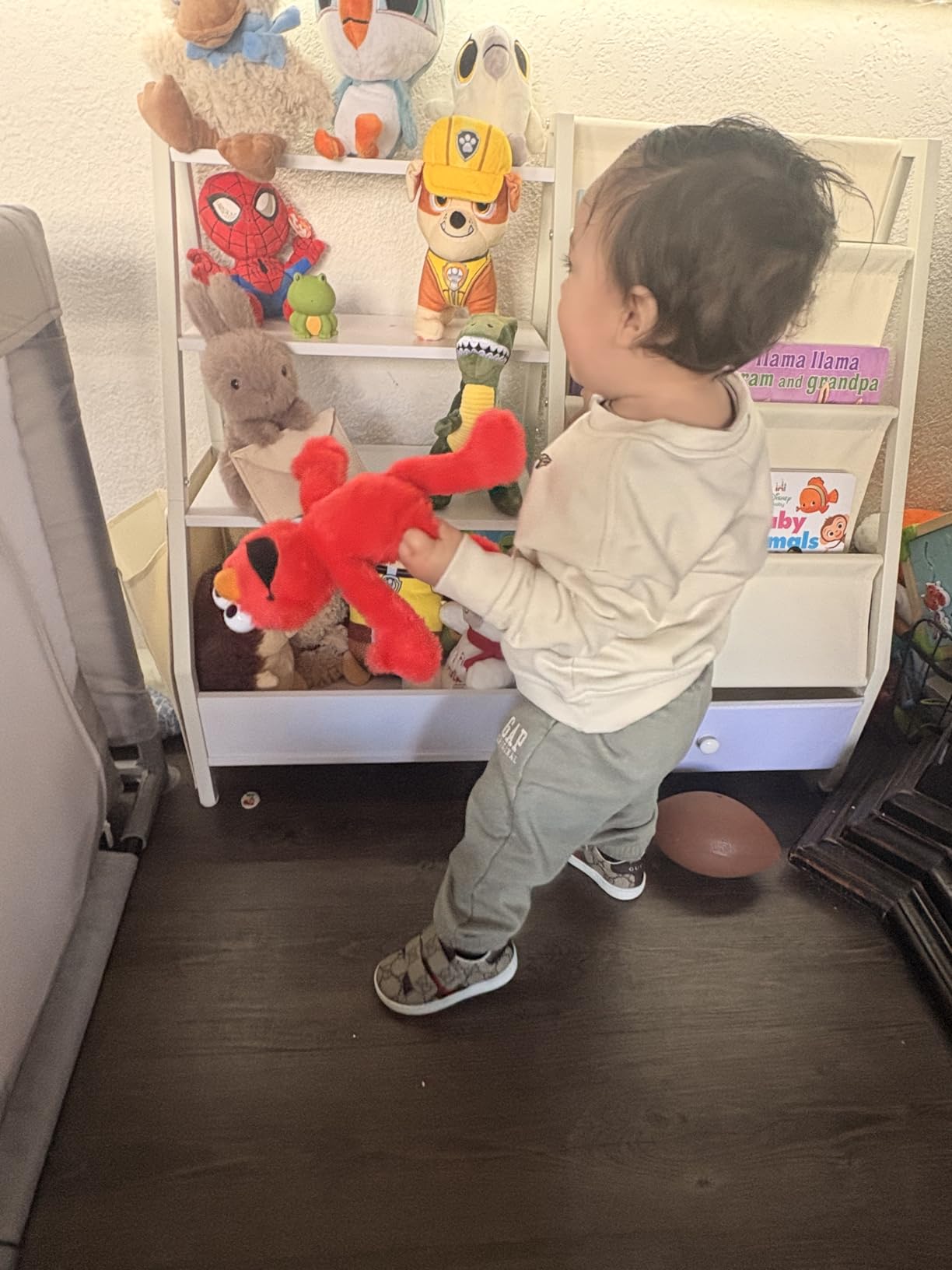 Kids Bookshelf and Toy Storage, Toddler Bookshelf Baby Bookcase for Nursery customer photo 2