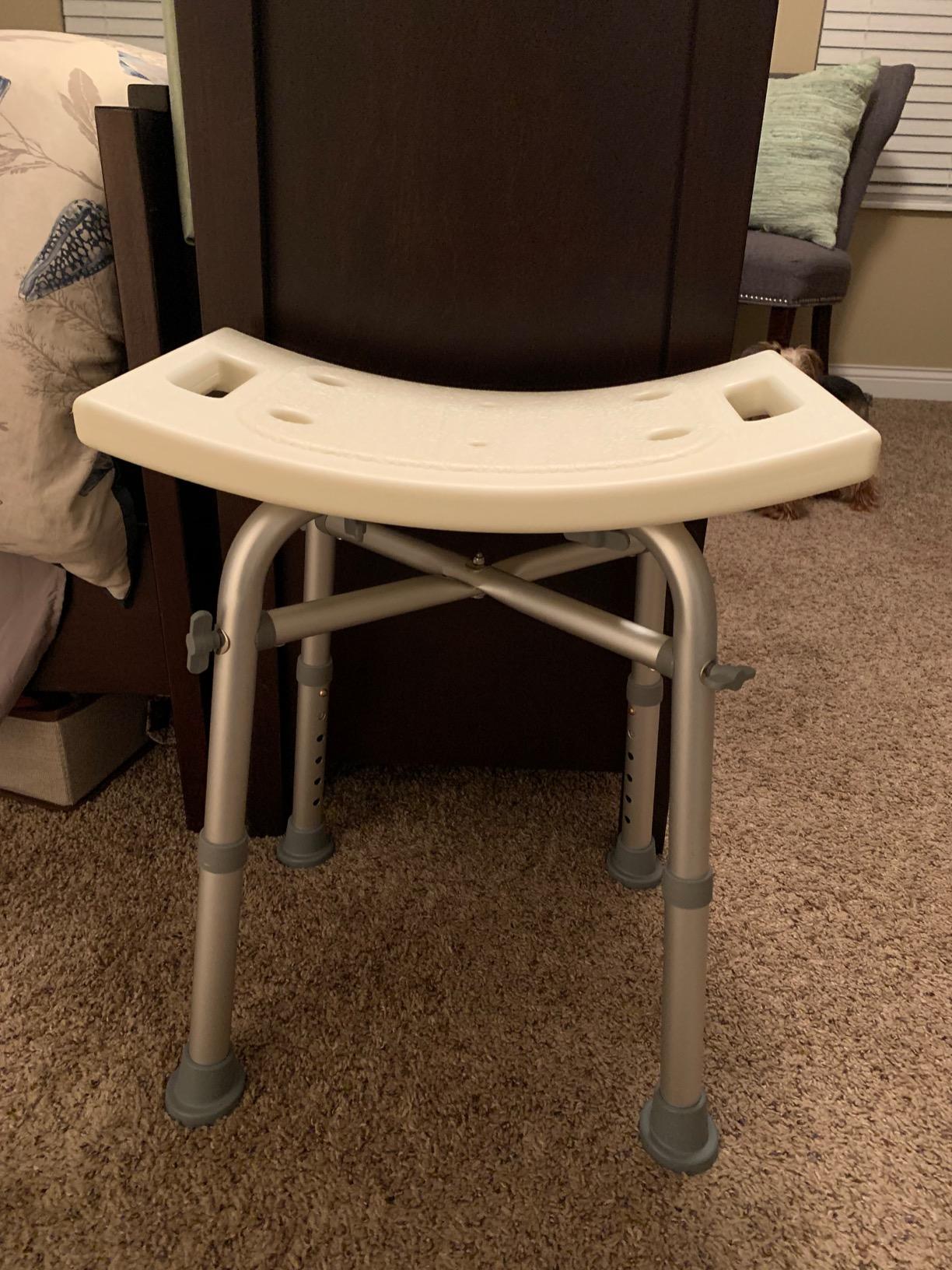 Dr Kays Shower Chair for Inside Shower Bench for Bathtub 350lb Support | Premium Aluminium, Heavy-Duty Bathroom Chair for Inside Bathtub, Bath Bench, Bath Seat for Washroom customer photo 2