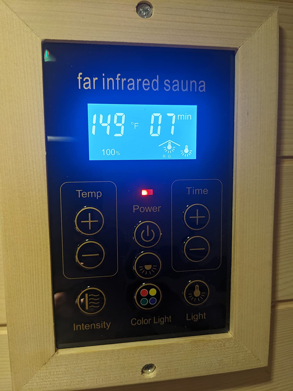 Kanlanth 2 Person Outdoor Sauna for Home, Low EMF Far Infrared Sauna, 1850W customer photo 1