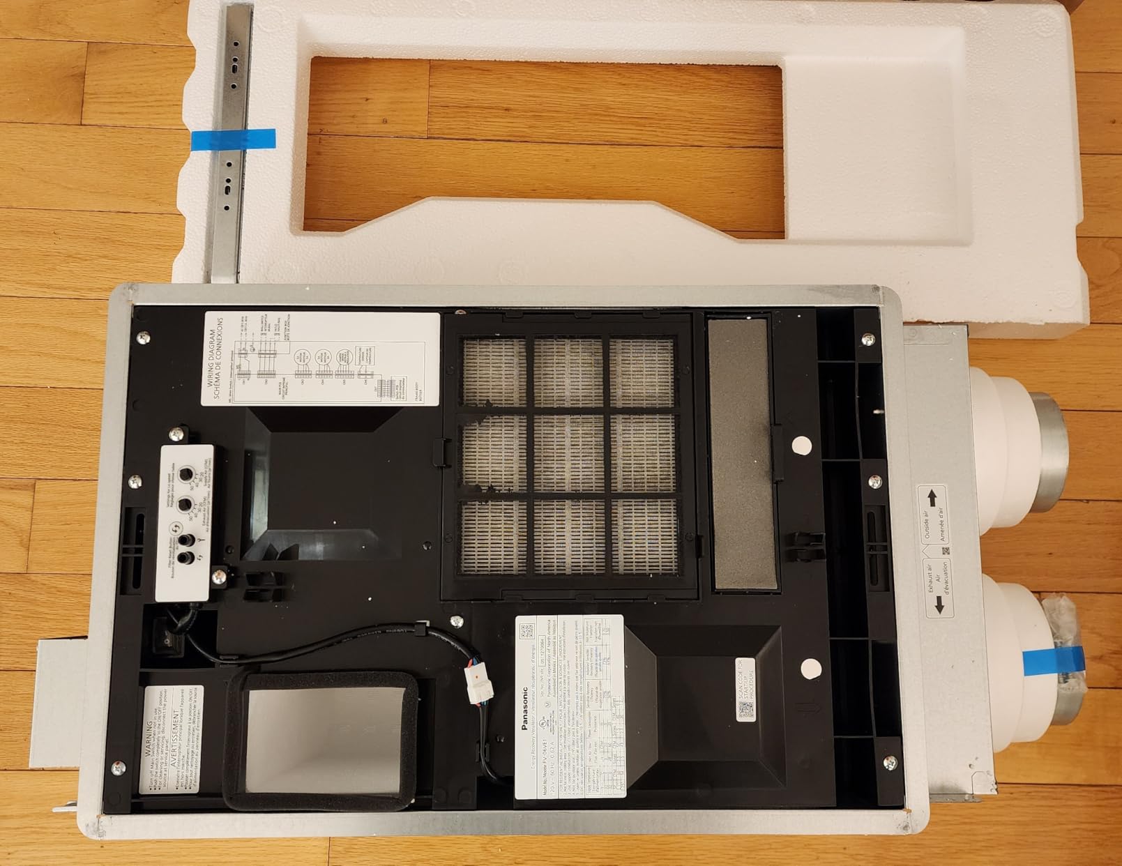 Panasonic FV-06VE1 WhisperComfort 60 ERV, 60 CFM customer photo 1