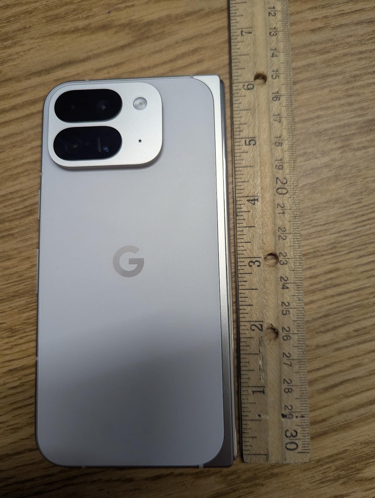 Google Pixel 9 Pro Fold - Unlocked Android Smartphone with Gemini - Advanced Triple Rear Camera System - Foldable Display - Hands-Free Video - Obsidian - 256 GB customer photo 1