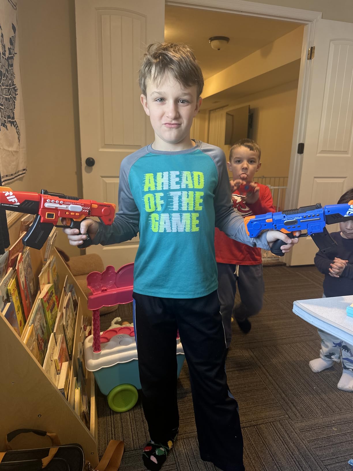 Rechargeable Laser Tag Guns Set of 4 with LED Digital Multi-Functional Vests Birthday Gifts Toys for Kids Boys Girls 8 9 10 11 12+ Years Old Christmas customer photo 2