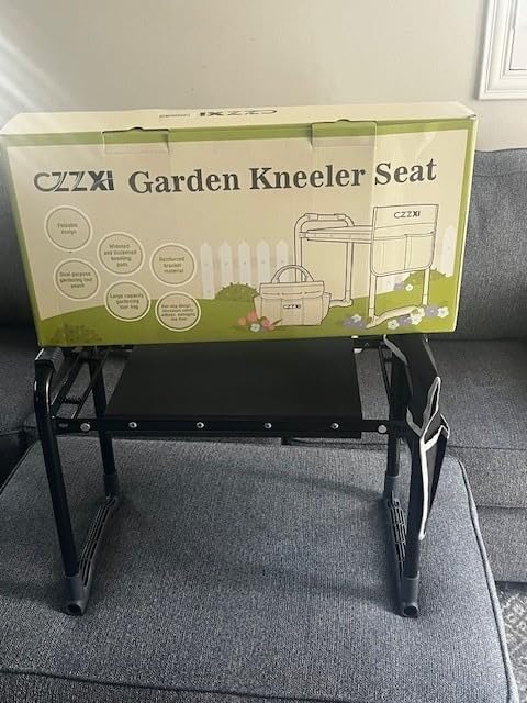 CZZXI Garden Kneeler and Seat, Wider and Thicker Kneeling Pad customer photo 1