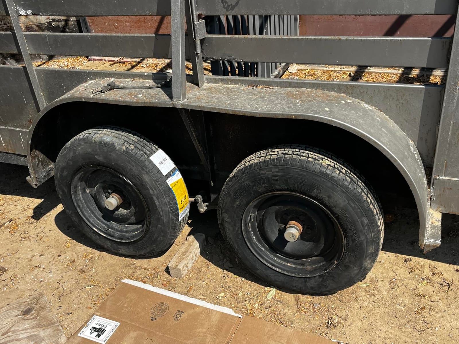 DEMETER Set 4 Radial Trailer Tires 205/75R15,Heavy Duty ST 205/75R15, 8 Ply Load Range D All Season Traction customer photo 2
