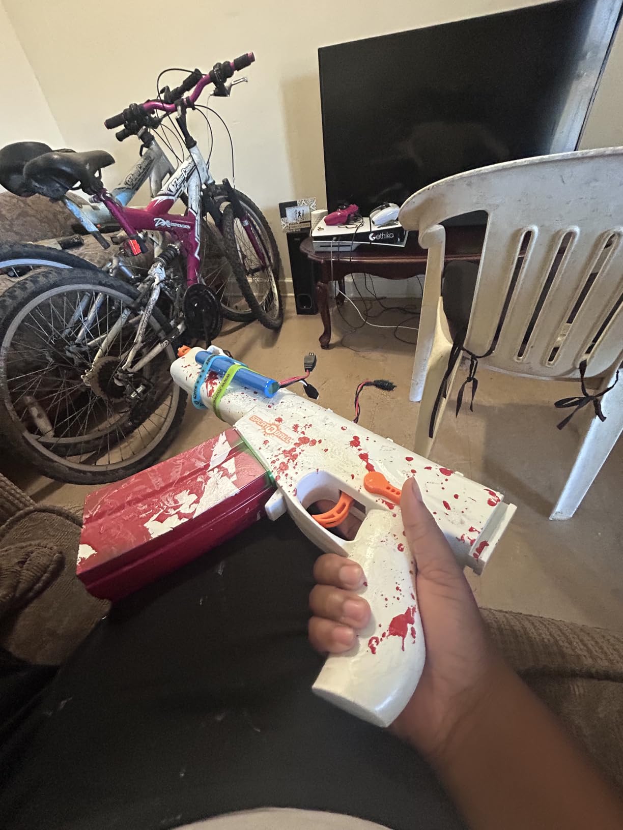 SplatRBall SRB800 Pyro Blaster Kit - 210 FPS - Orange/White customer photo 2