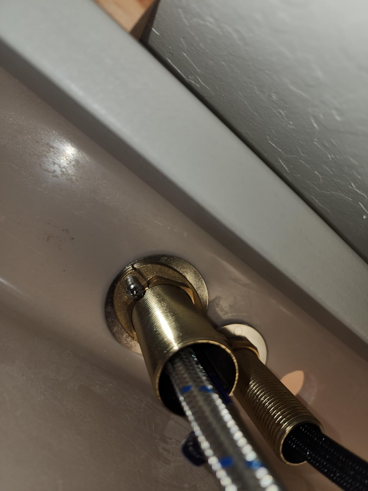 Bathroom Sink Faucet with Pull Out Sprayer Brushed Nickel customer photo 2