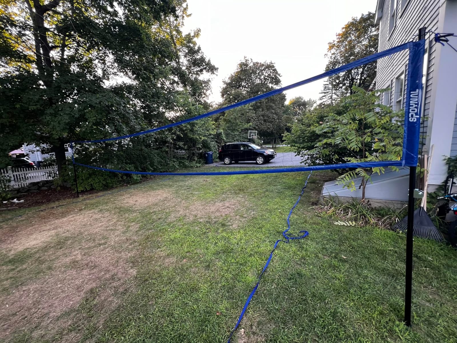 SPOYNAL 32FT Outdoor Portable Volleyball Net Set, Adjustable Height & Winch customer photo 1