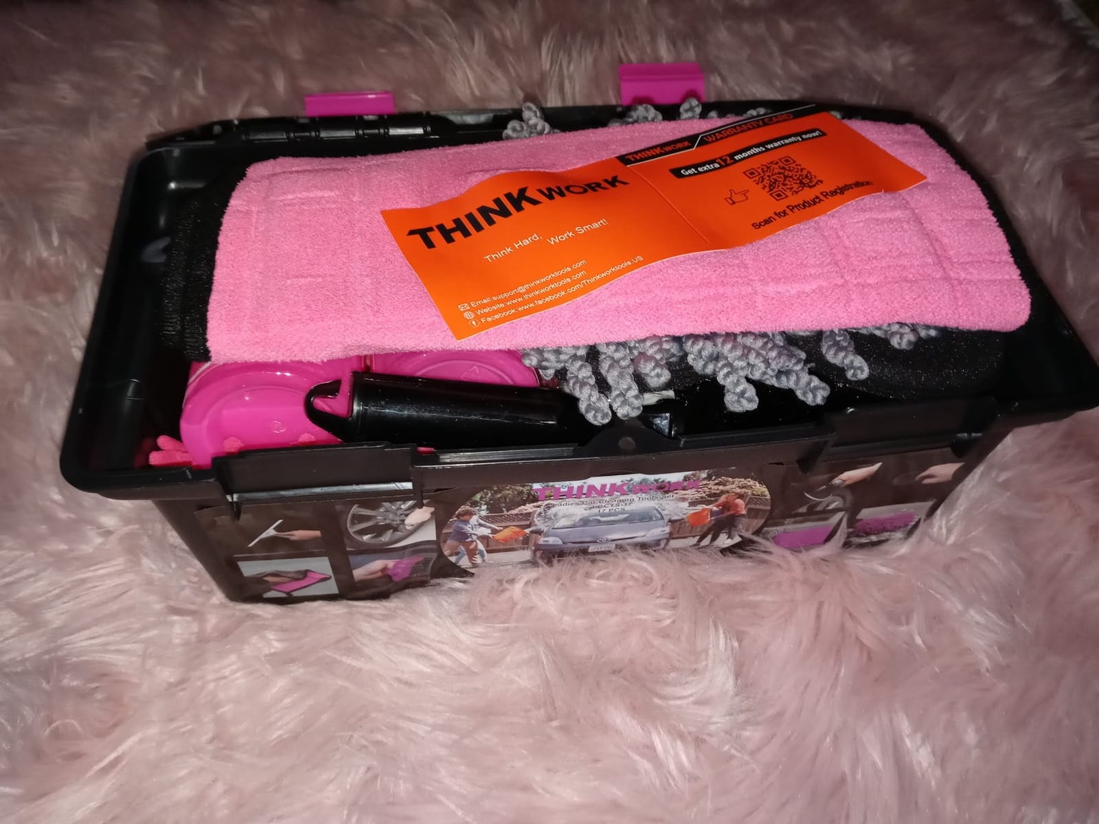 THINKWORK Car Cleaning Kit with High Power Vacuum,31PCS Car Detailing Kit customer photo 1