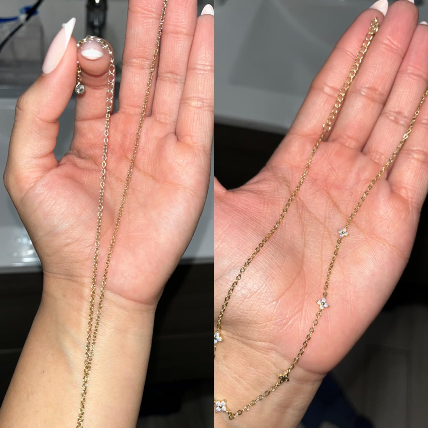 Crown Cross Necklace for Women, Sterling Silver Plated Created Diamond Jesus Cross Pendant Necklace, Dainty Faith Baptism Christian Confirmation Catholic Religious Gifts, Trendy Jewelry Accessories for Women Her Wife customer photo 2