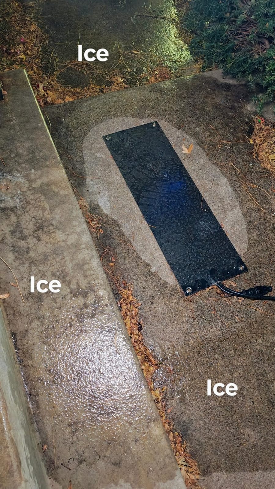 Heated Snow Melting Mats for walkways Stairs- Outdoor Heated Mats- Non-Slip Electric Heated Foot Mats for Winter Snow Removal- Heated Snow Melting Mat for Stairs garages Driveway (10in x 48in) customer photo 2