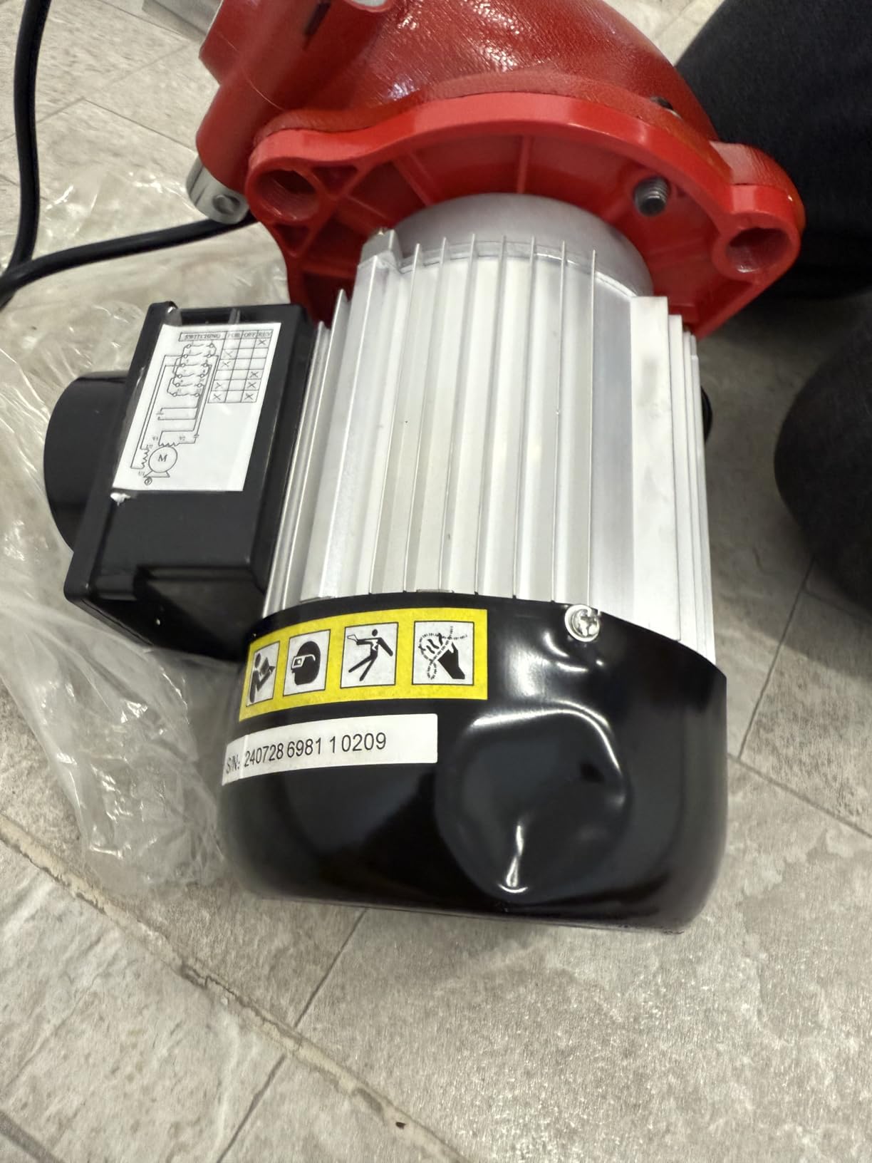 VEVOR Drain Cleaner Machine 66FT x 5/8 Inch, 250W Electric Sewer Snake Auger with 2 Sectional Steel Cables (66' x 5/8