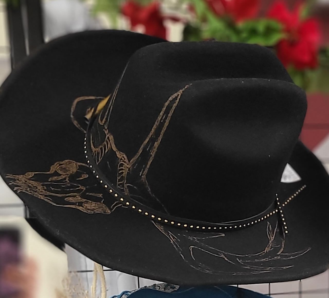 100% Wool Western Cowboy Hat for Men Women Classic Fedora Hat Felt Cowgirls Hats with Two Decorative Bands customer photo 1