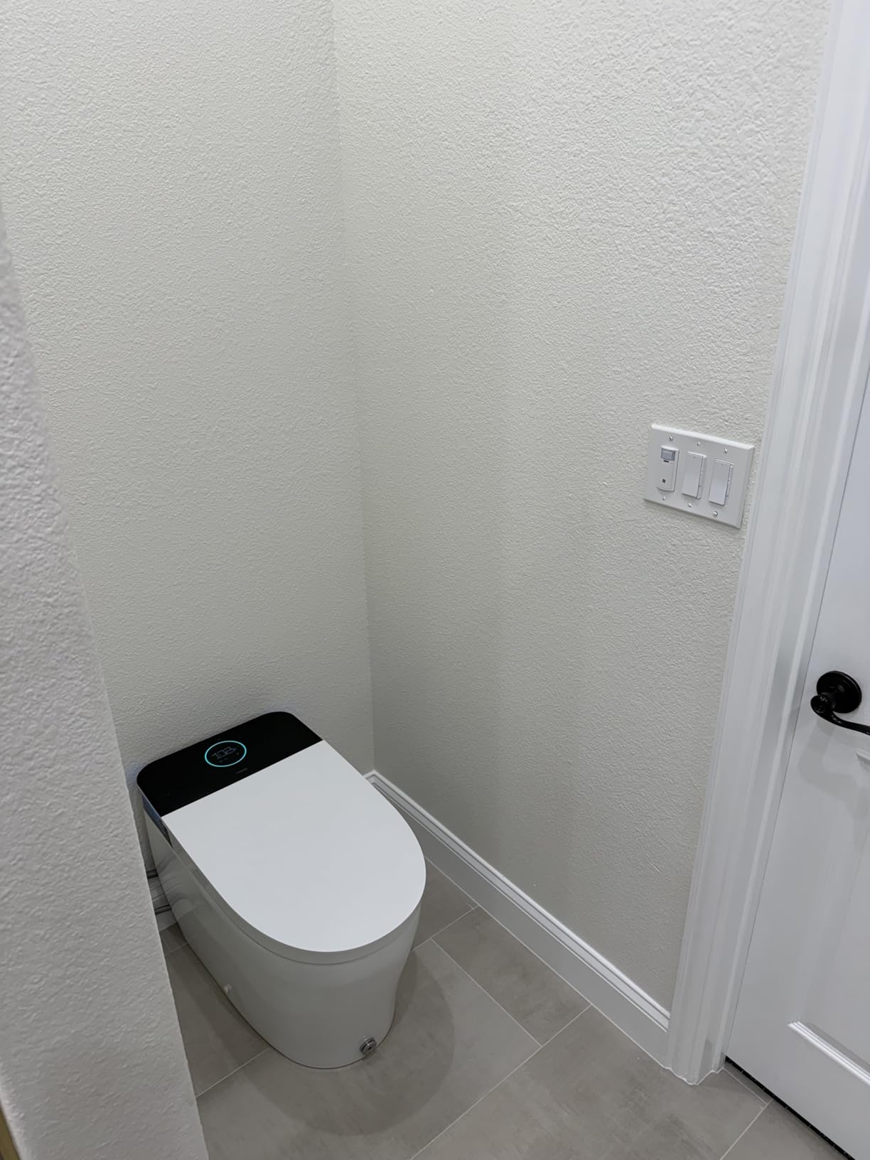 HOROW T38 Artistic Smart Toilet with Bidet, Auto Open/Close Lid, Deodorization | Auto Powerful Flush, Instant Warm Water, Elongated Heated Seat, Dryer, Night Light, Pre-Wet, Foot Sensor customer photo 1