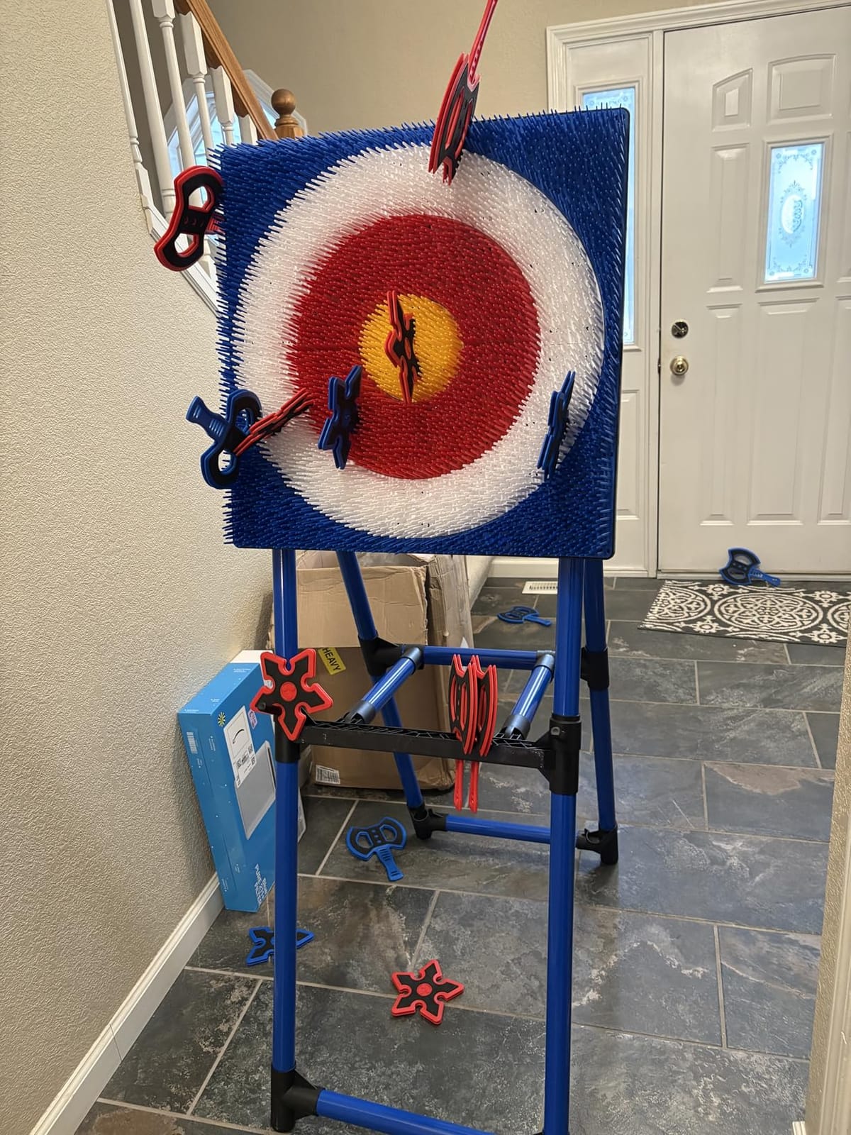 Stiatu Axe Throwing Game for Backyard,16 Throwing Axes Stars,Outdoor Games customer photo 2