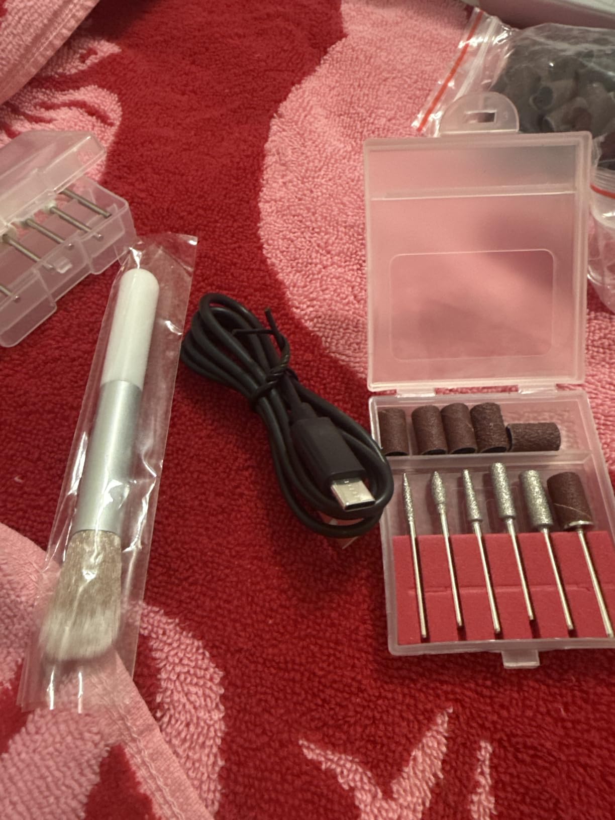 TUOBEO Cordless Nail Drill Electric Nail File Kit, Rechargeable Efile Set customer photo 1