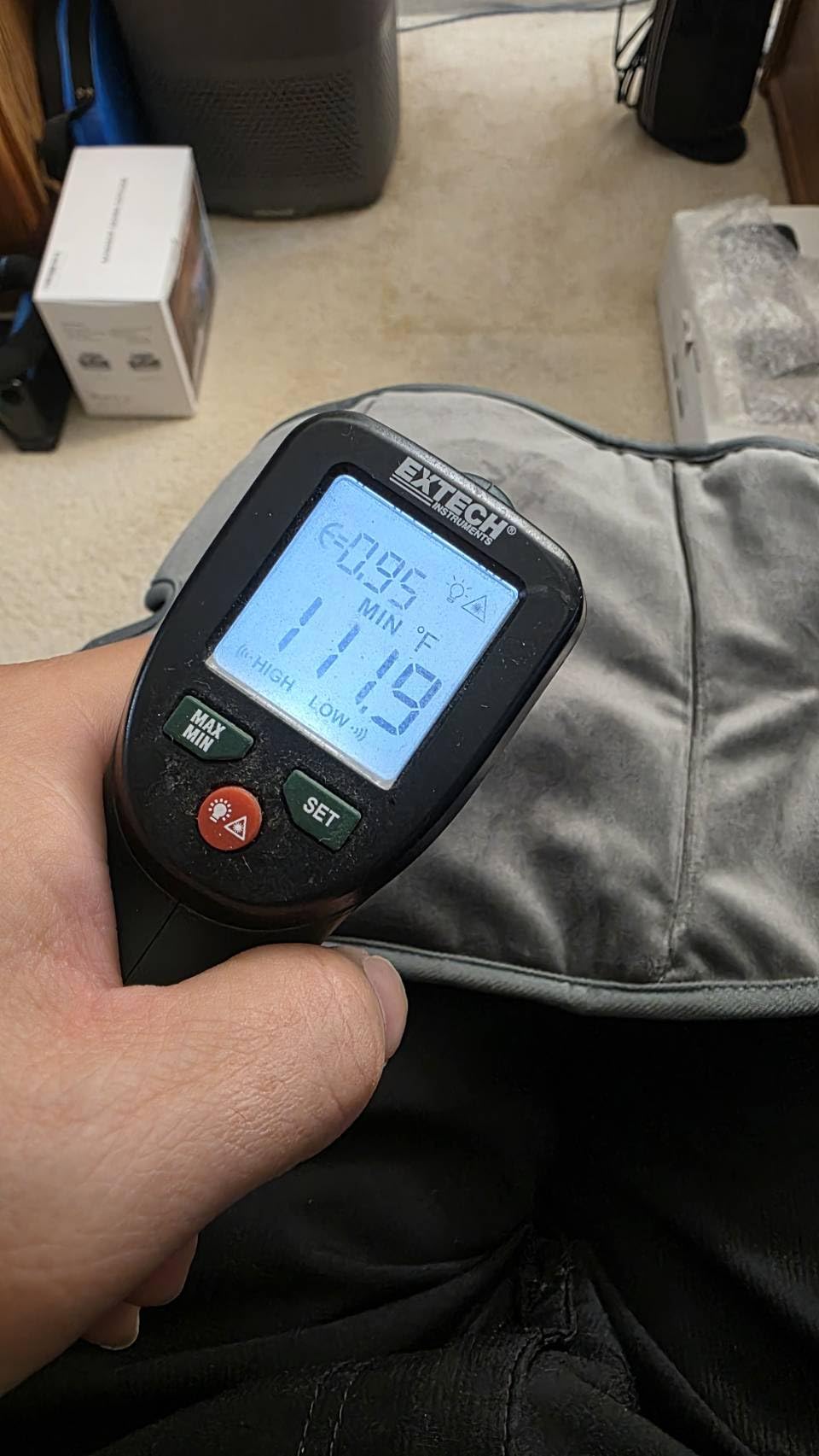 Heated Knee Brace, Cordless Knee Heating Pad for Arthritis, 3 Temperature Modes Knee Warmer, 3000mAh Battery Operated Knee Wrap for Men Women Seniors, Black(Single) customer photo 1