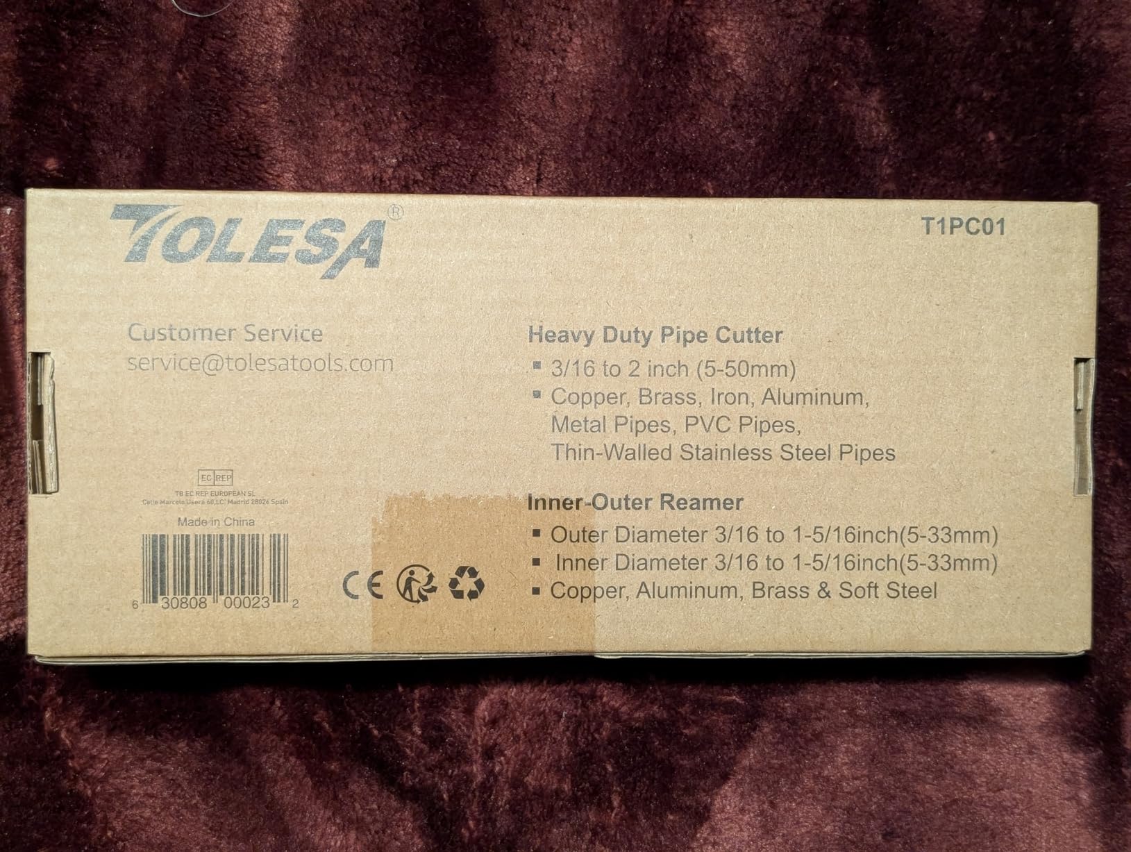 TOLESA Pipe Cutter Tool Heavy Duty 1/8''-2'' with Deburring Reaming Tool customer photo 1