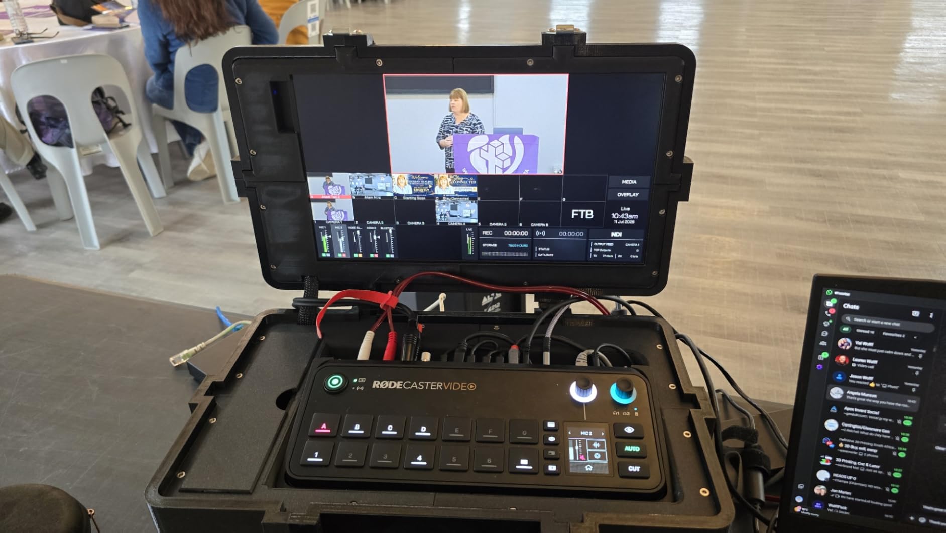 RØDE RØDECaster Video – Professional Video Switcher and Audio Interface – customer photo 2