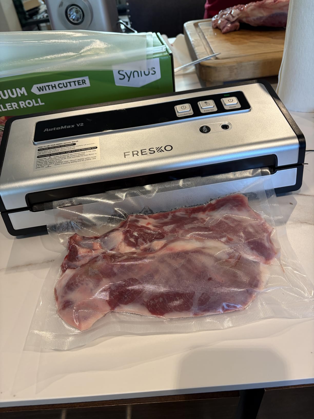 FRESKO Vacuum Sealer Machine with Automatic Bag Detection, Compact Design customer photo 1