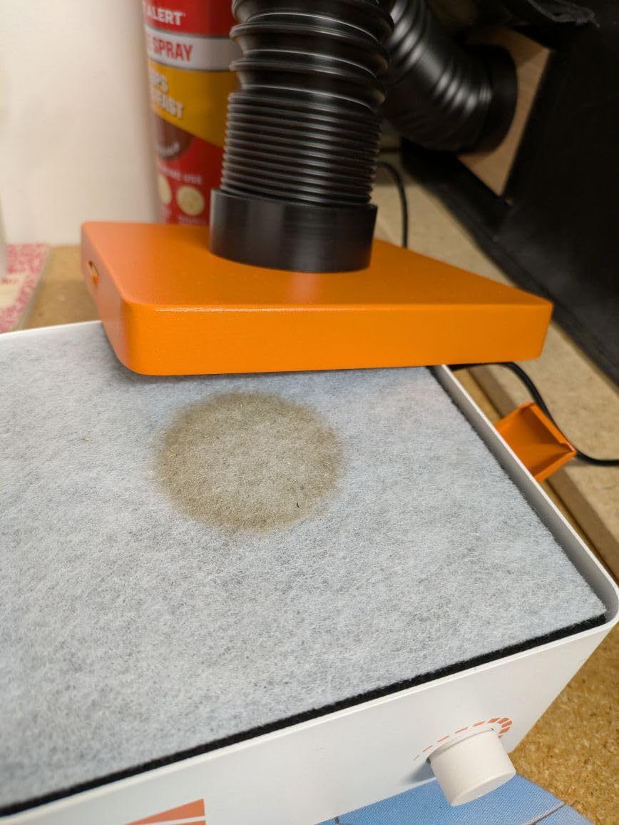 M-T Solder Fume Extractor, 80W 168m³/h Strong Suction Smoke Absorber with Carbon or HEPA Filter, 3-speed Adjustment for Soldering, Welding, 3D Printing customer photo 1